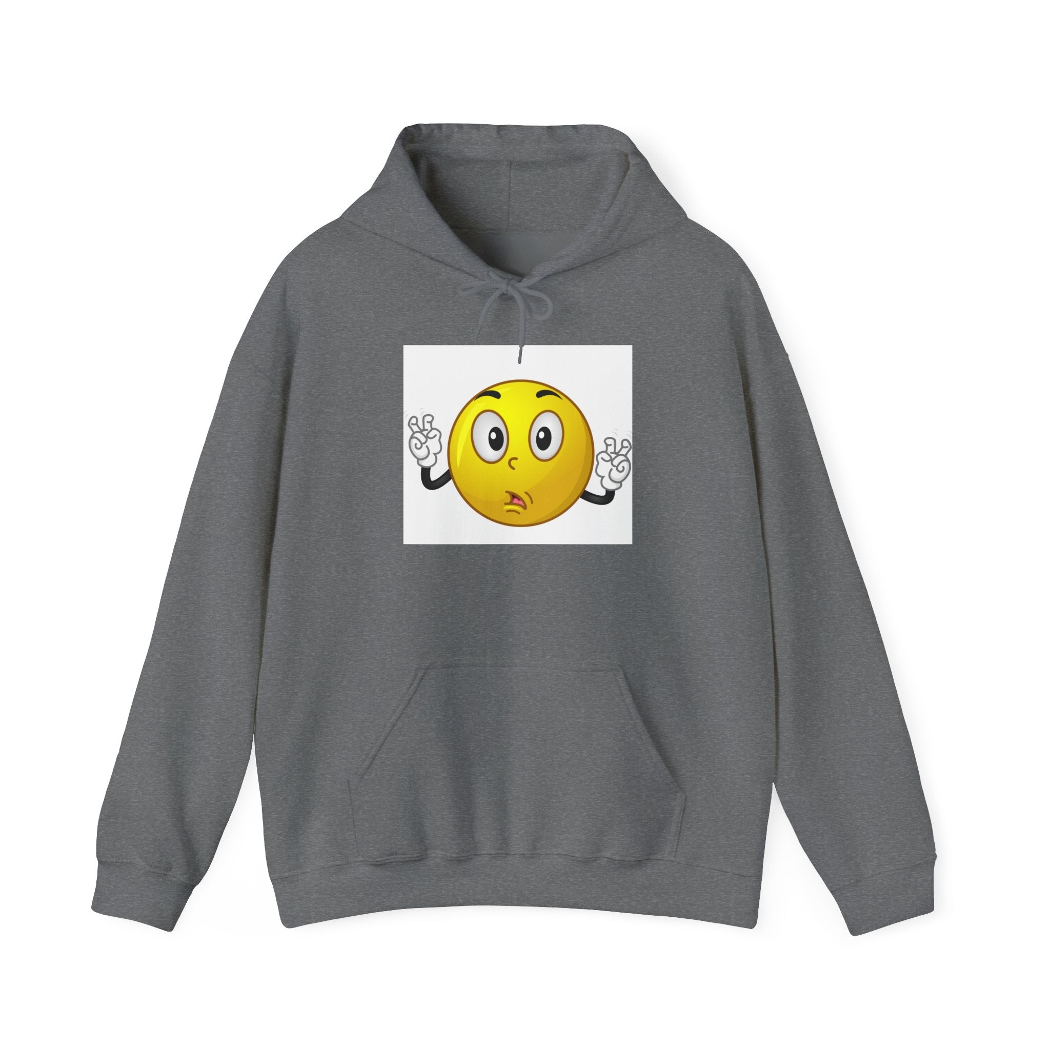 Funny Emoji Sweatshirt, Cozy Hoodie, Casual Wear, Gifts for Friends, Fun Fashion