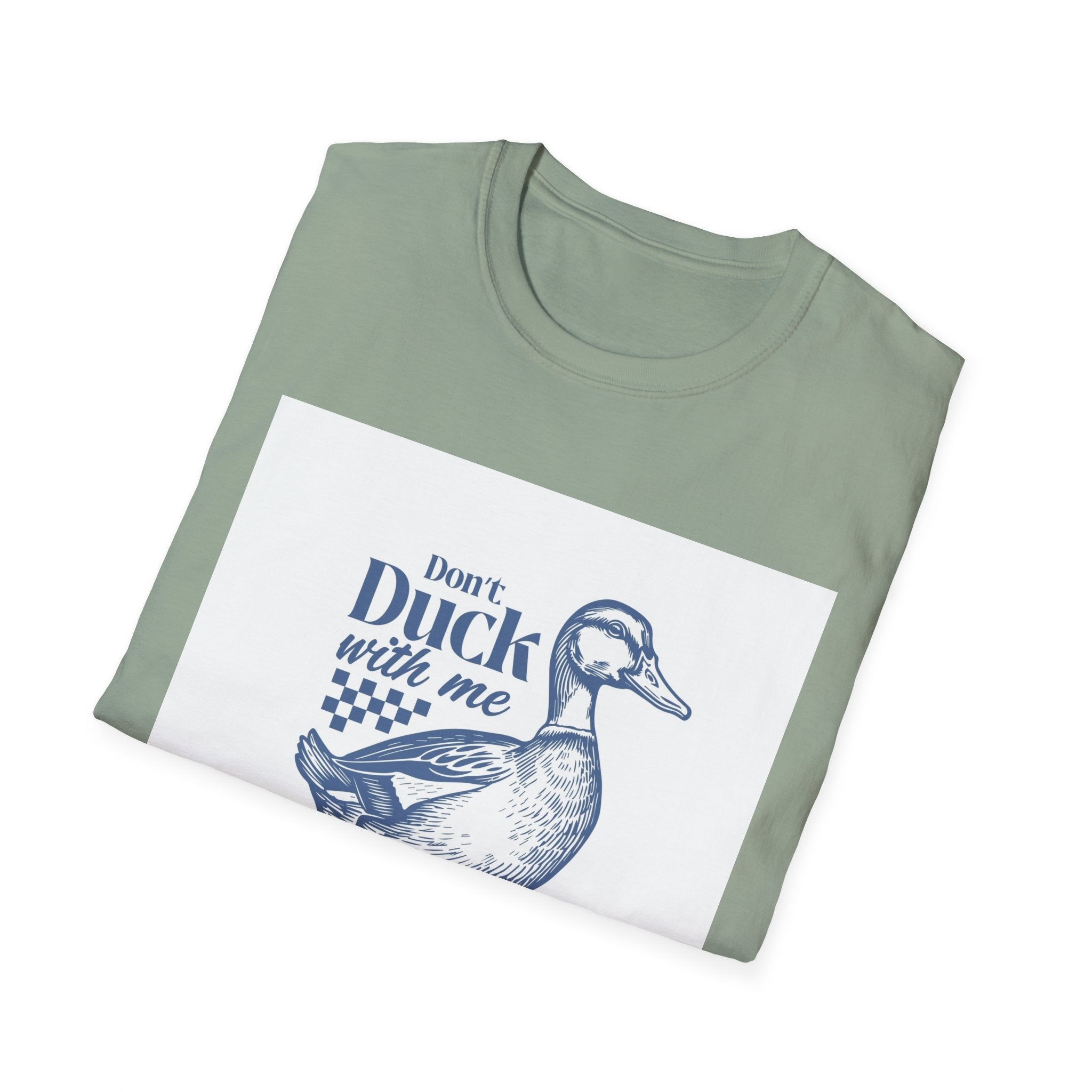 Funny Duck T-Shirt, Quirky Gift for Duck Lovers, Casual Wear for Animal Enthusiasts, Unique Birthday Gift, Cute Farm Animal Tee