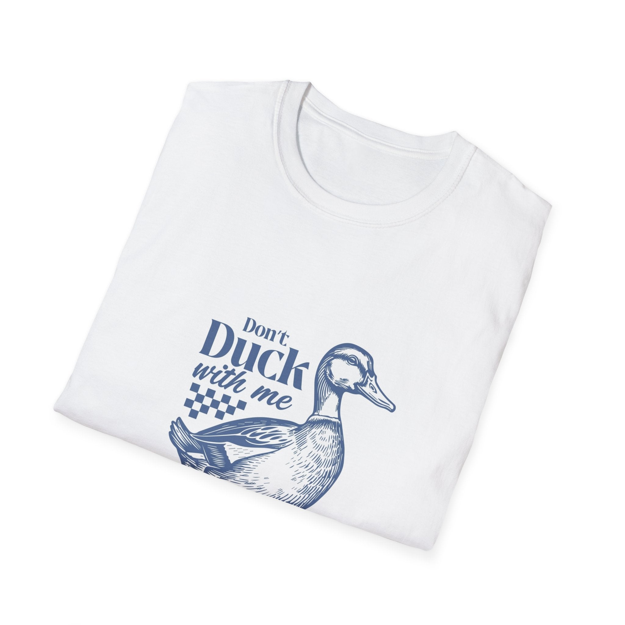 Funny Duck T-Shirt, Quirky Gift for Duck Lovers, Casual Wear for Animal Enthusiasts, Unique Birthday Gift, Cute Farm Animal Tee