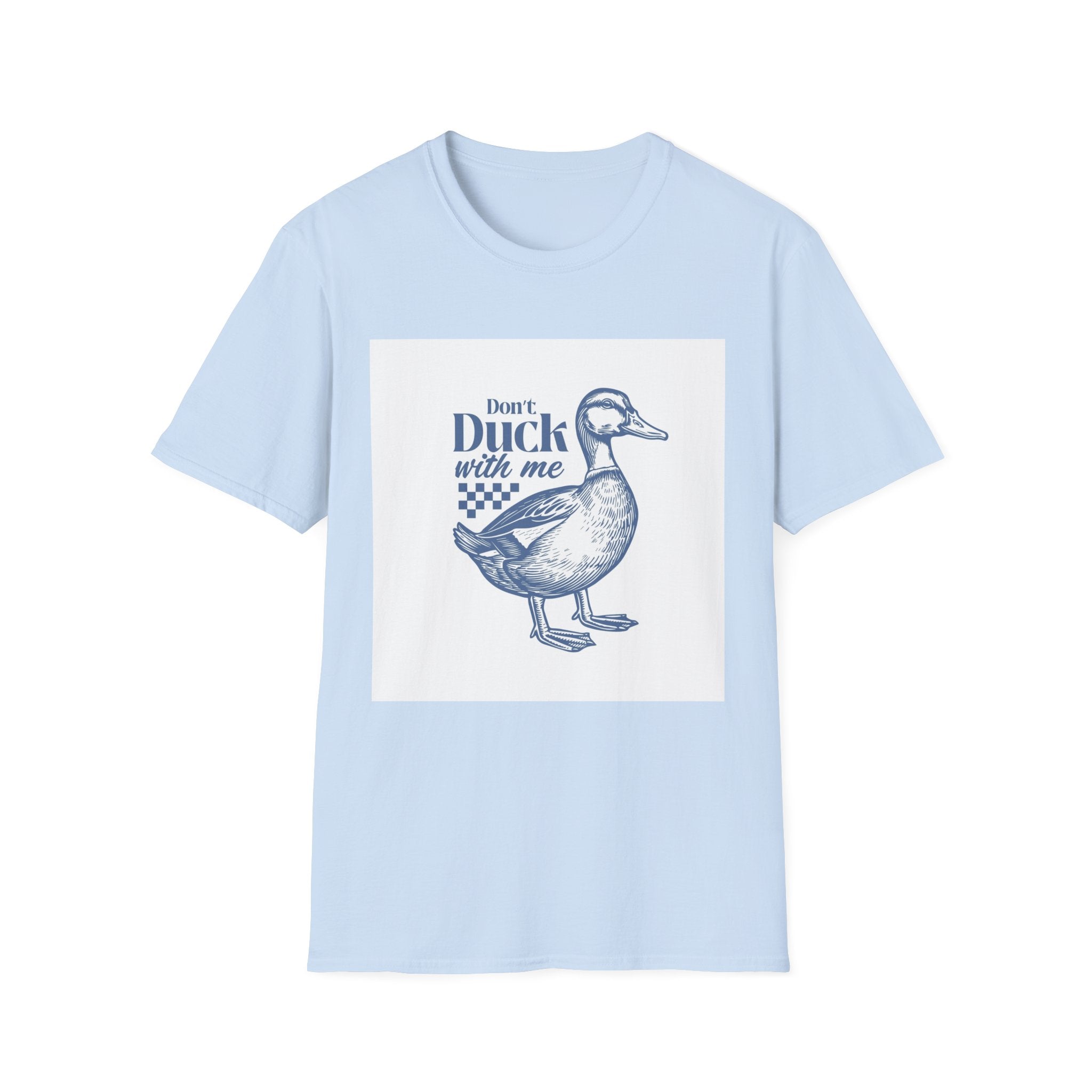Funny Duck T-Shirt, Quirky Gift for Duck Lovers, Casual Wear for Animal Enthusiasts, Unique Birthday Gift, Cute Farm Animal Tee