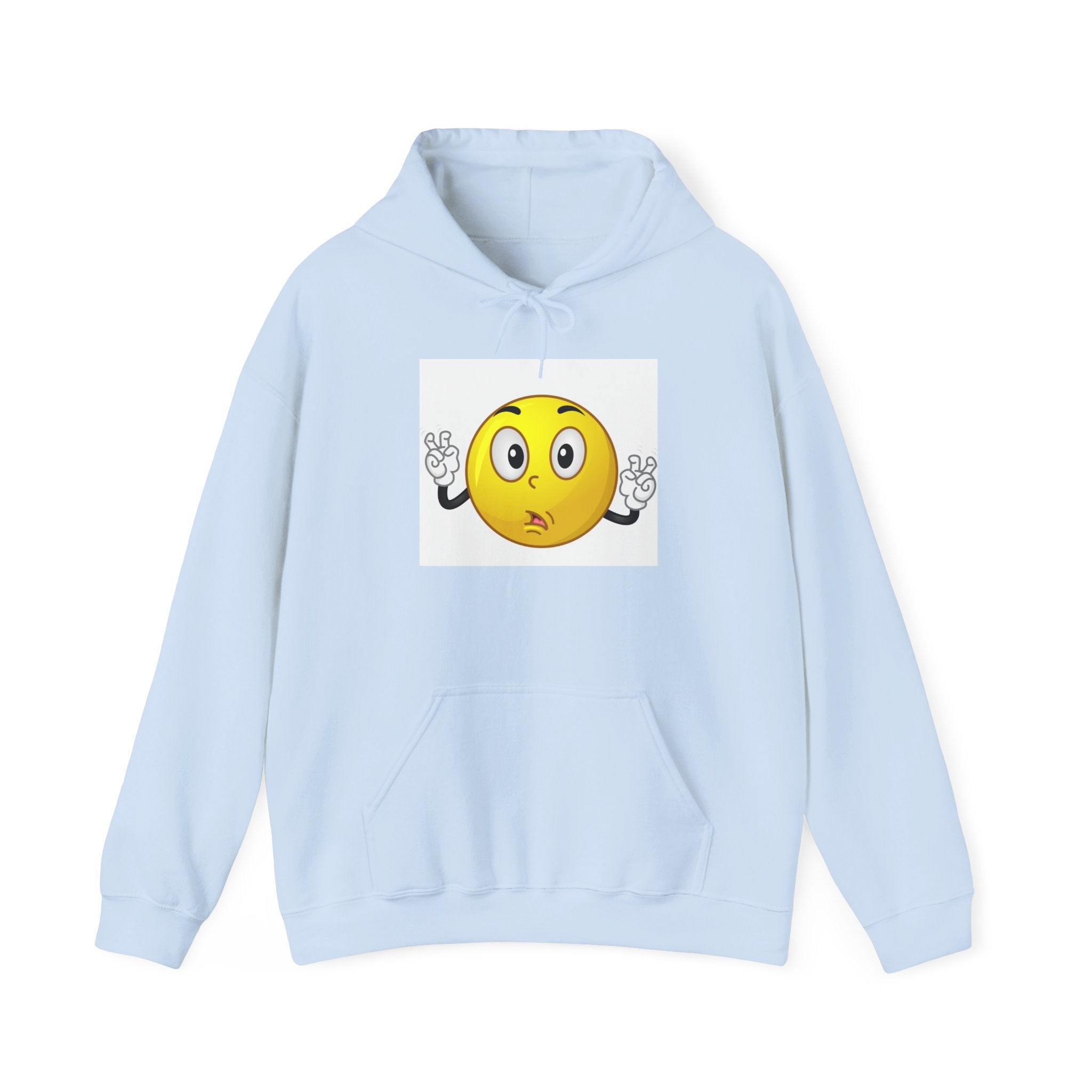 Funny Emoji Sweatshirt, Cozy Hoodie, Casual Wear, Gifts for Friends, Fun Fashion