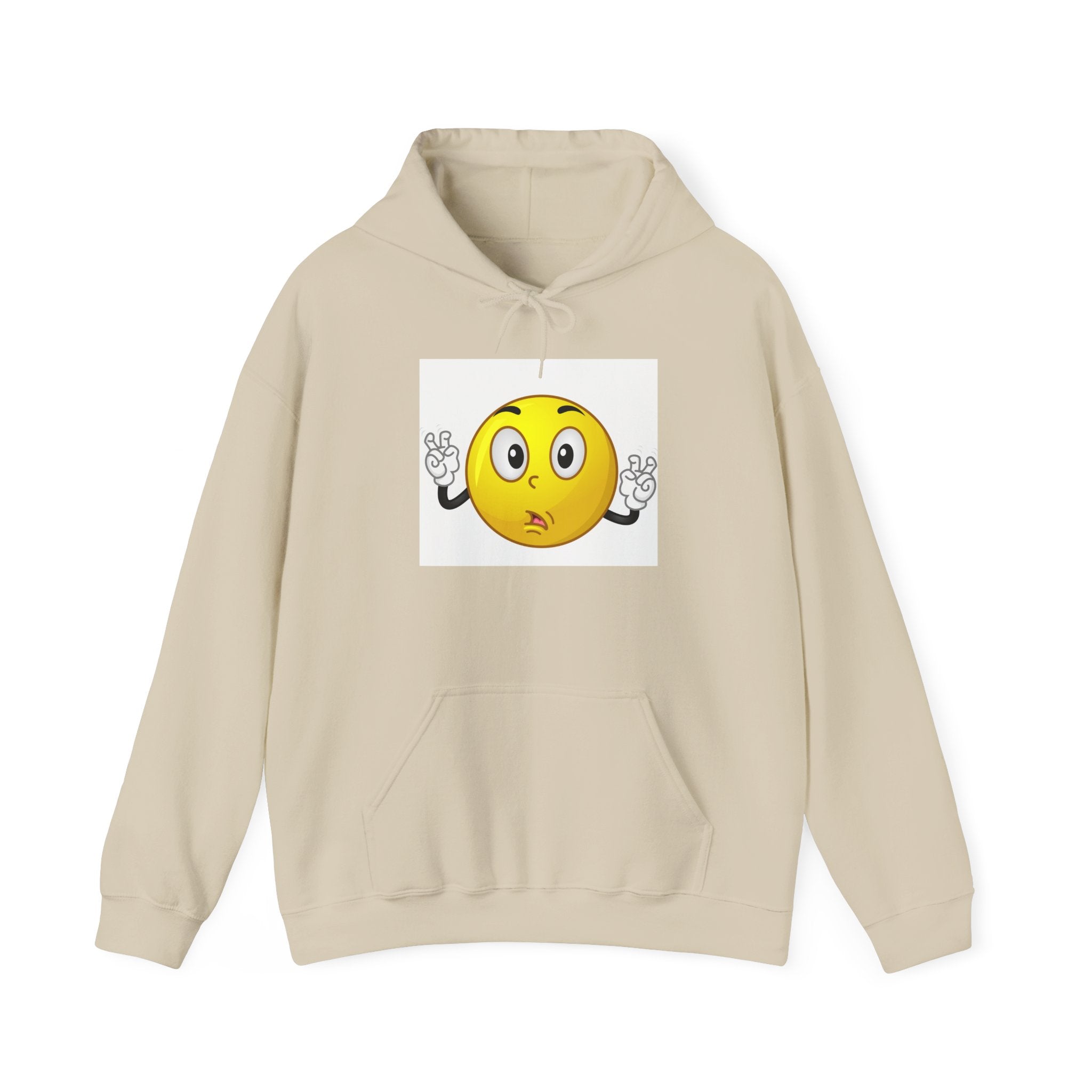 Funny Emoji Sweatshirt, Cozy Hoodie, Casual Wear, Gifts for Friends, Fun Fashion