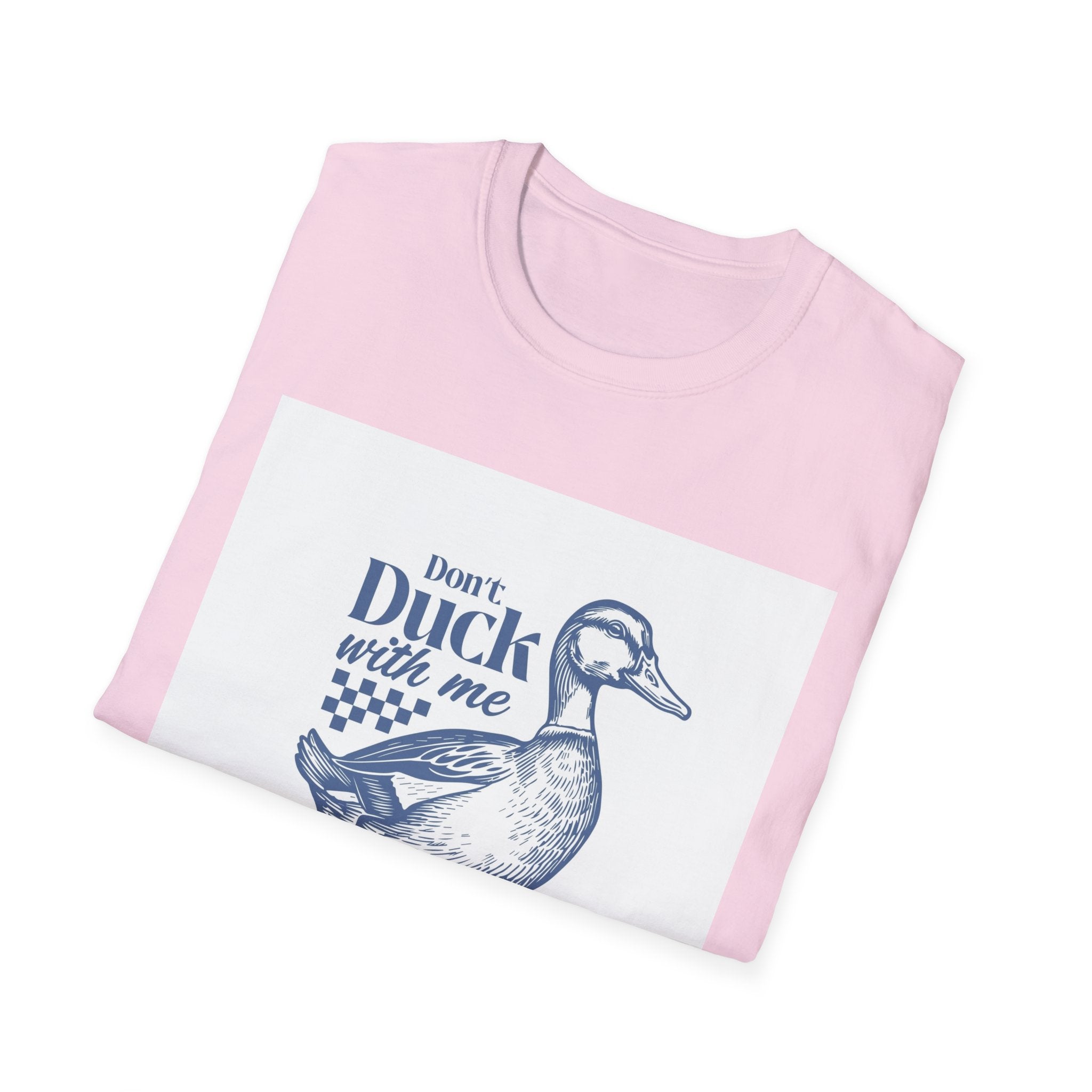 Funny Duck T-Shirt, Quirky Gift for Duck Lovers, Casual Wear for Animal Enthusiasts, Unique Birthday Gift, Cute Farm Animal Tee