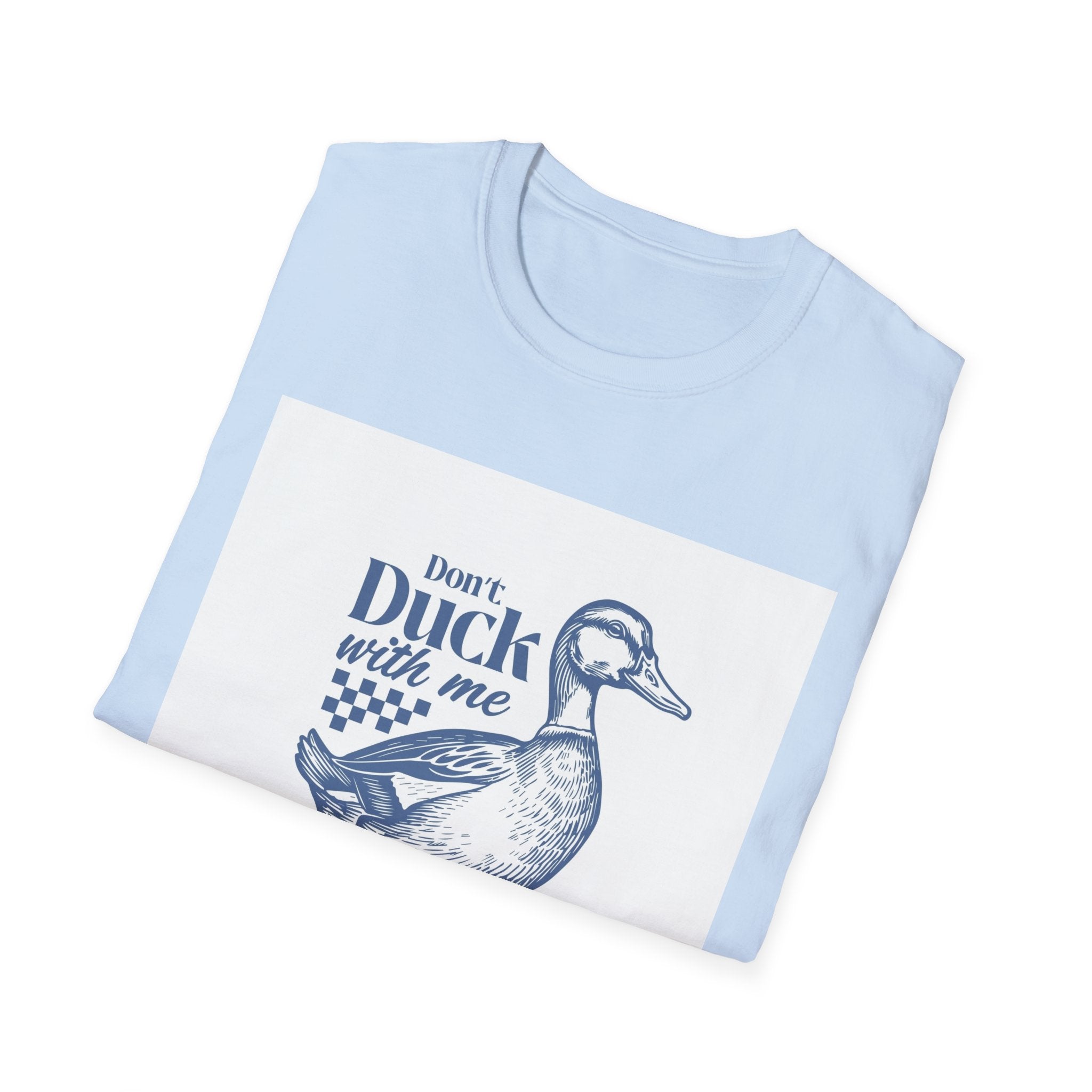Funny Duck T-Shirt, Quirky Gift for Duck Lovers, Casual Wear for Animal Enthusiasts, Unique Birthday Gift, Cute Farm Animal Tee