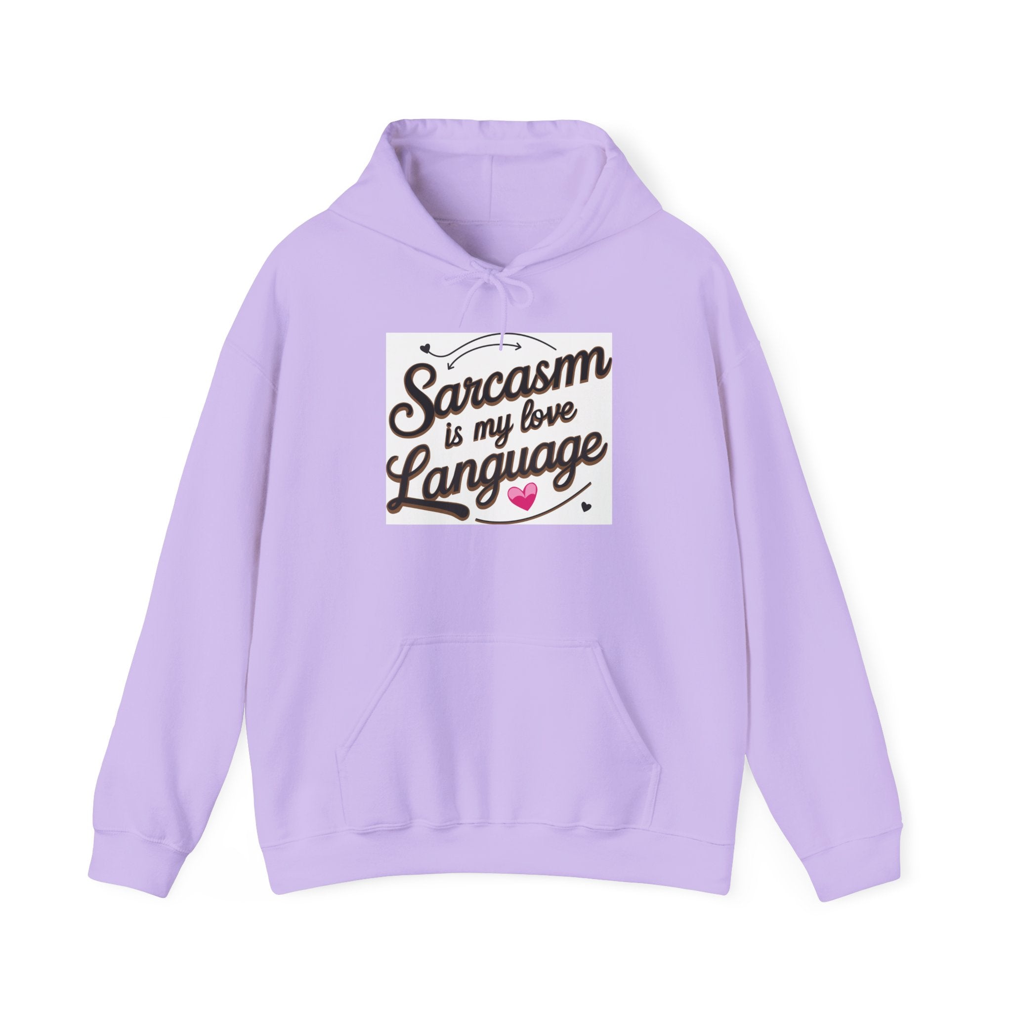 Sarcasm Love Language Hoodie, Funny Sweatshirt, Gift for Sarcastic Friends, Casual Wear, Unisex Hooded Sweatshirt