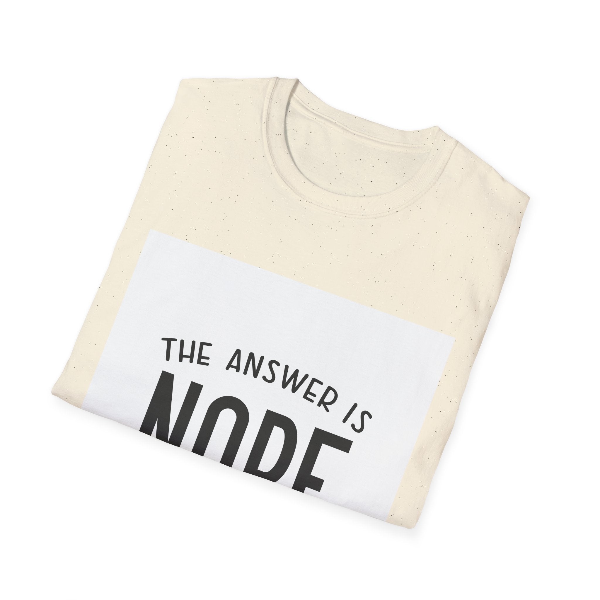 Funny Quote Unisex T-Shirt - The Answer is Nope, Casual Wear, Gift for Friends, Humor Shirt, Everyday Tee