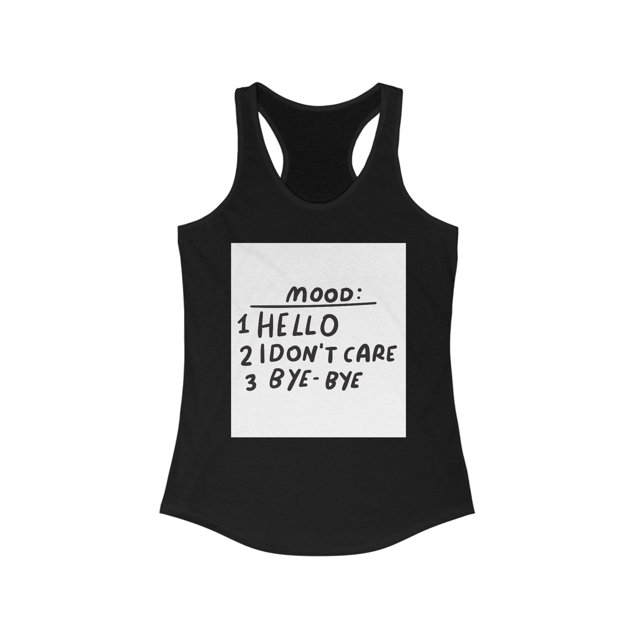 Mood Graphic Women's Tank Top, Casual Summer Wear, Gift for Her, Funny Tee, Workout Top, Vacation Essential