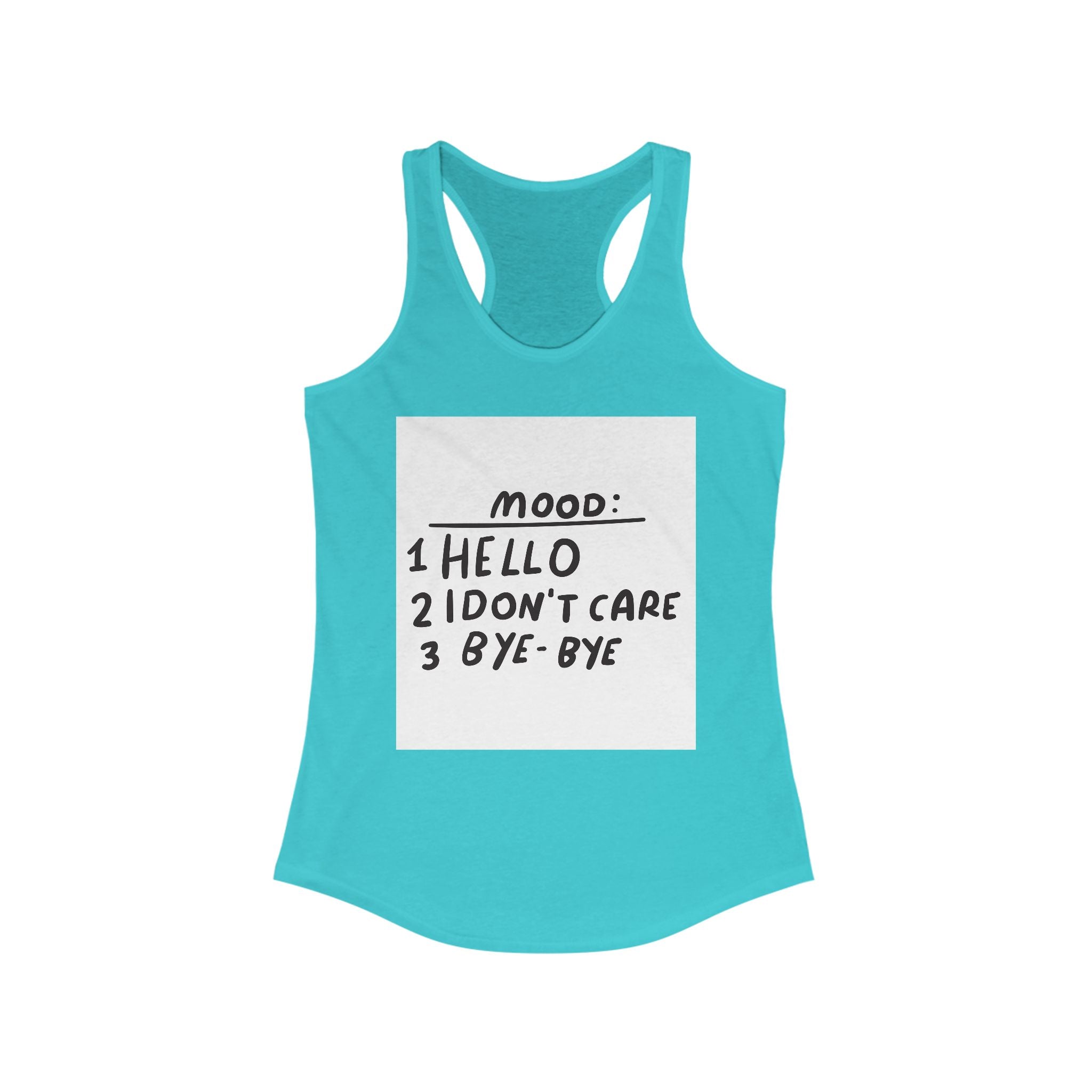 Mood Graphic Women's Tank Top, Casual Summer Wear, Gift for Her, Funny Tee, Workout Top, Vacation Essential