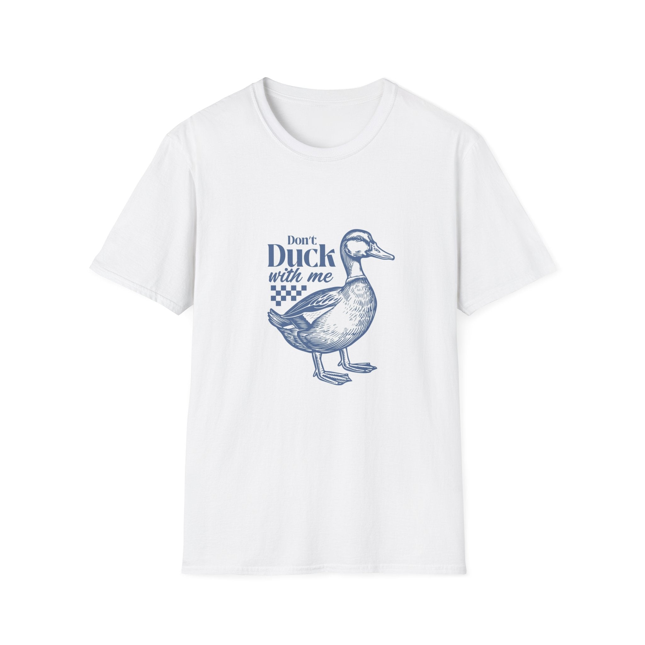 Funny Duck T-Shirt, Quirky Gift for Duck Lovers, Casual Wear for Animal Enthusiasts, Unique Birthday Gift, Cute Farm Animal Tee