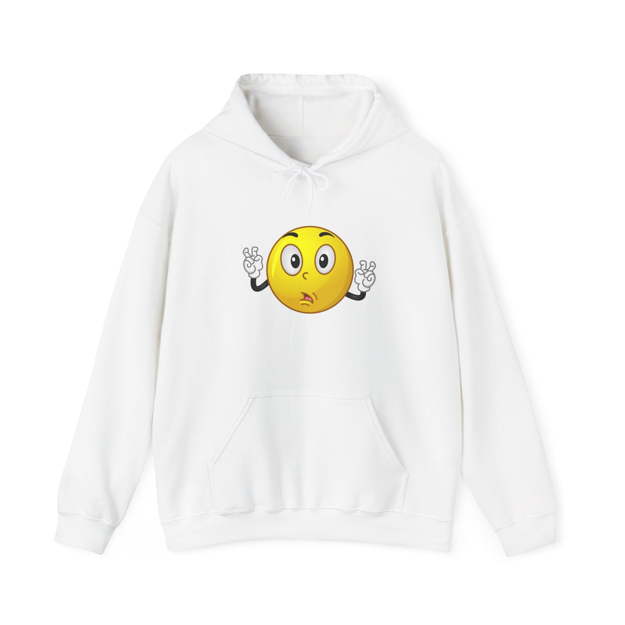 Funny Emoji Sweatshirt, Cozy Hoodie, Casual Wear, Gifts for Friends, Fun Fashion