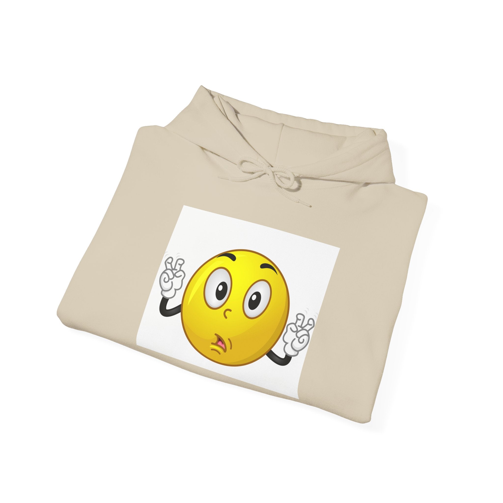 Funny Emoji Sweatshirt, Cozy Hoodie, Casual Wear, Gifts for Friends, Fun Fashion