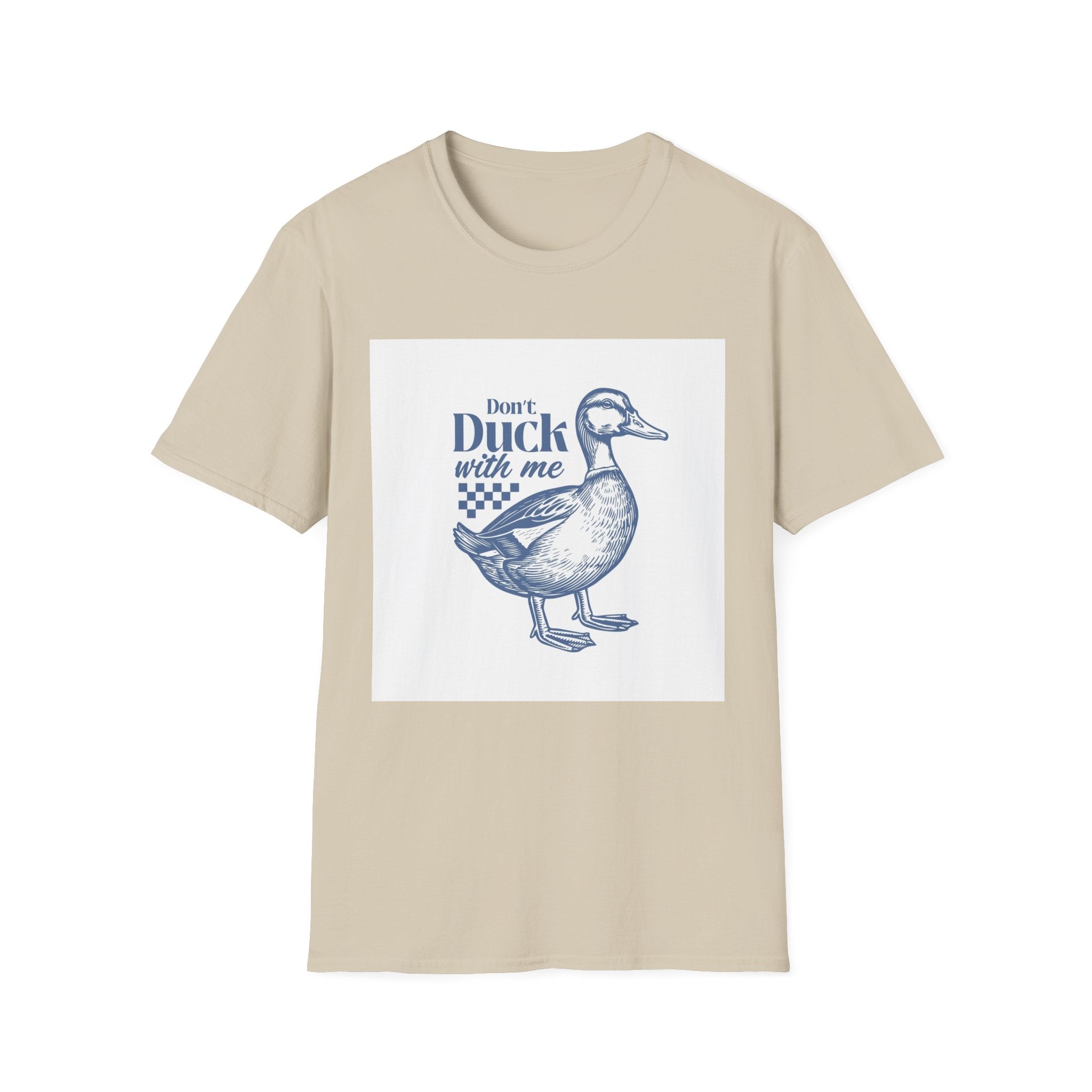 Funny Duck T-Shirt, Quirky Gift for Duck Lovers, Casual Wear for Animal Enthusiasts, Unique Birthday Gift, Cute Farm Animal Tee