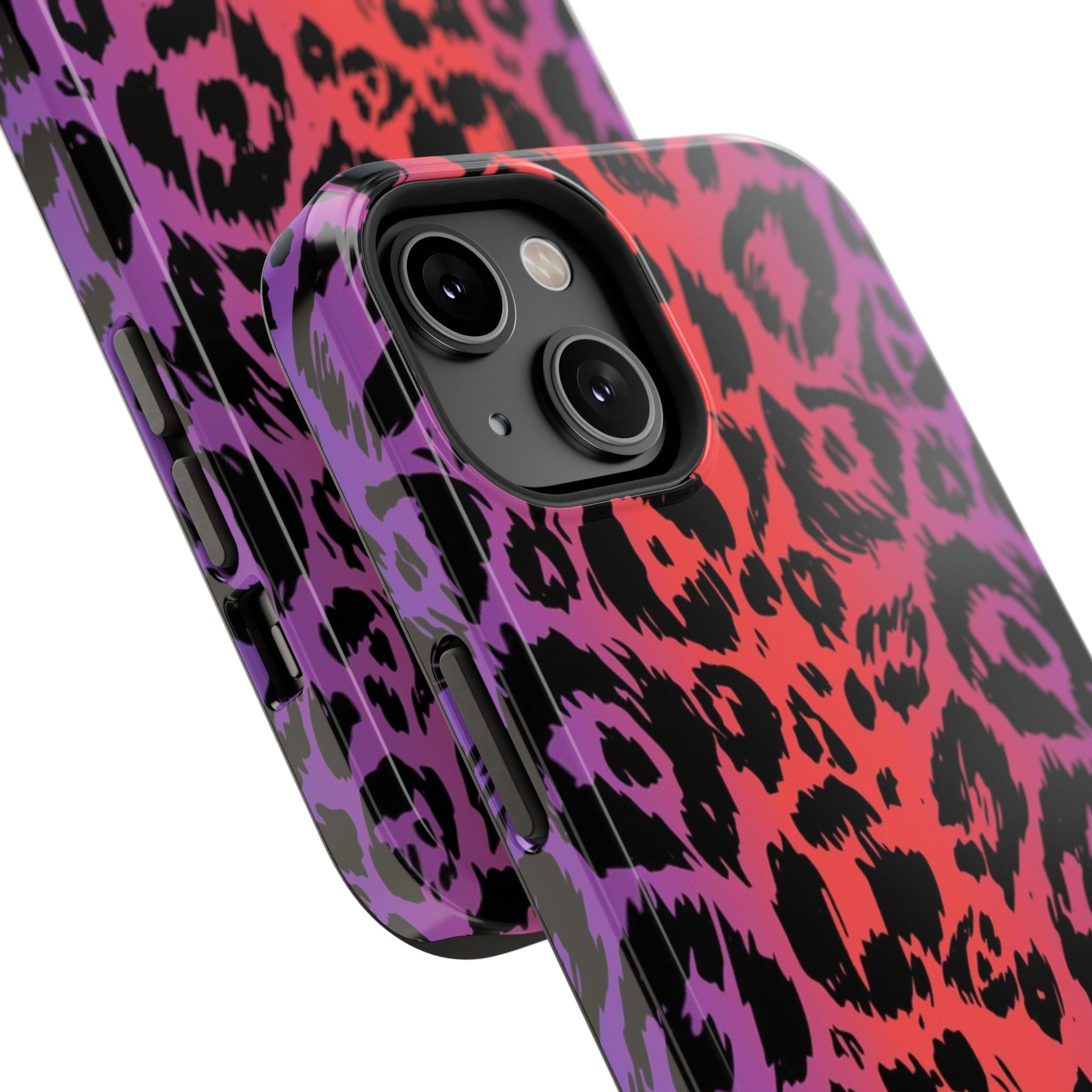 Colorful Leopard Print Phone Case, Impact Protection, Animal Print, Trendy [...]