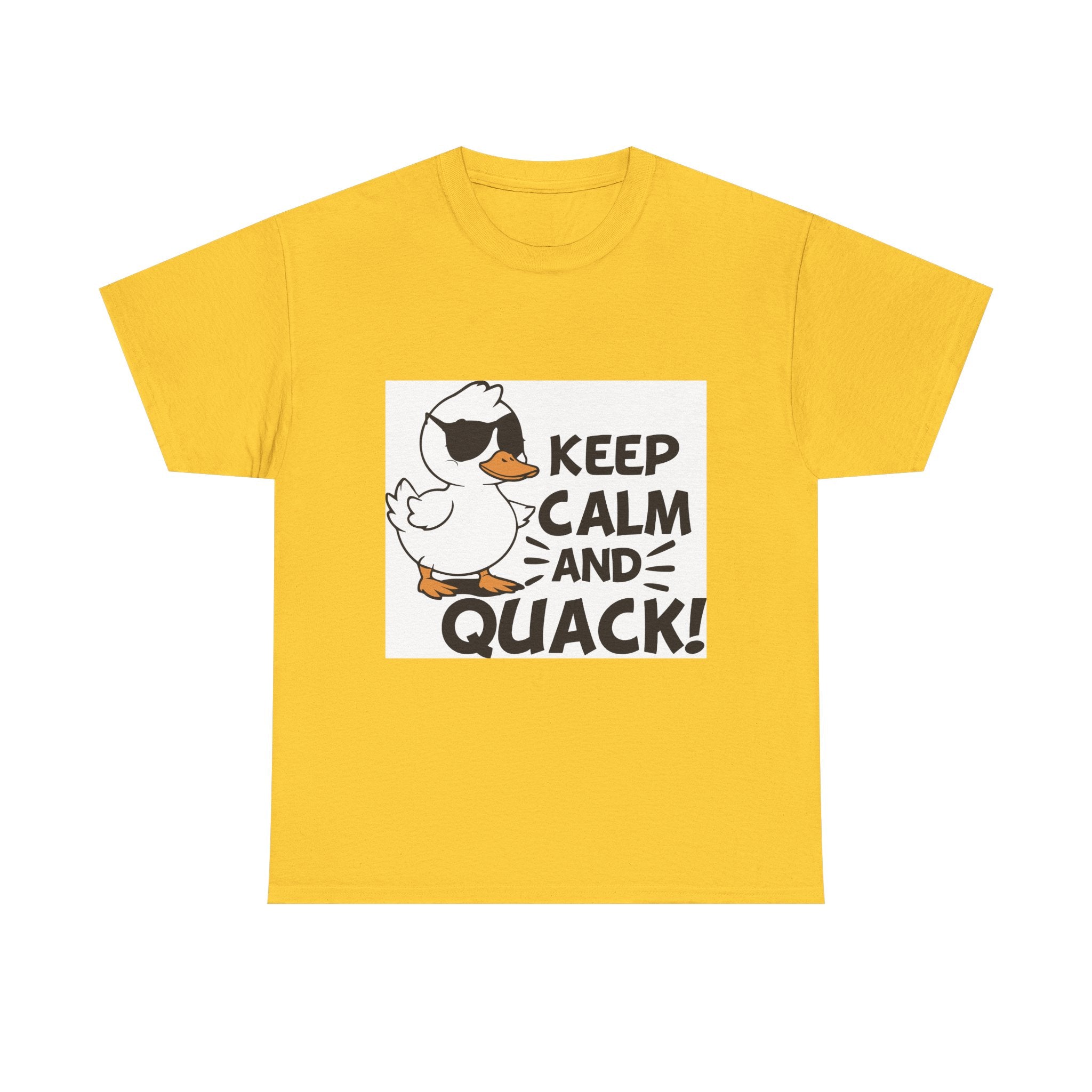 Funny Duck T-Shirt, Keep Calm and Quack Tee, Unisex Cotton Shirt, Gift for [...]