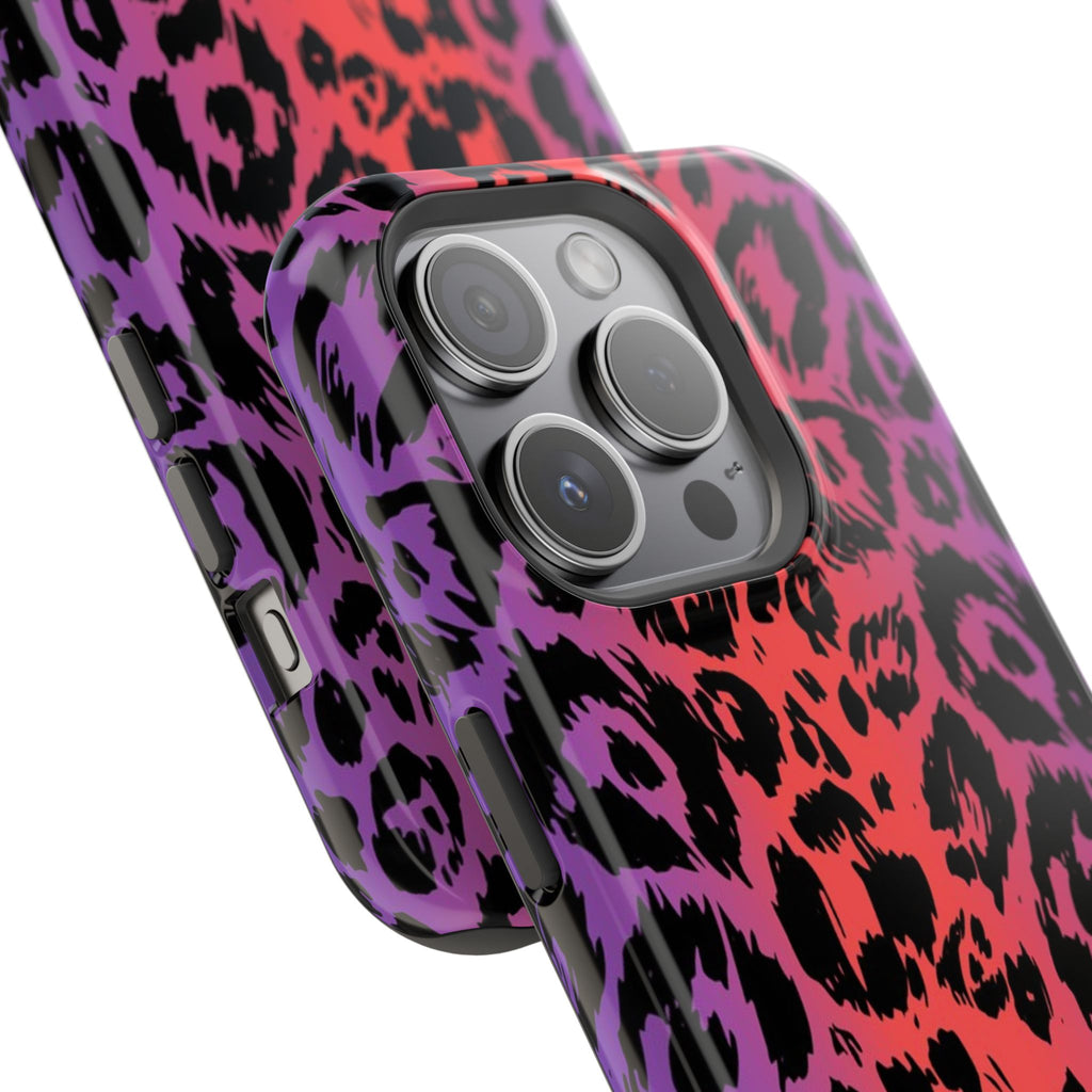 Colorful Leopard Print Phone Case, Impact Protection, Animal Print, Trendy [...]