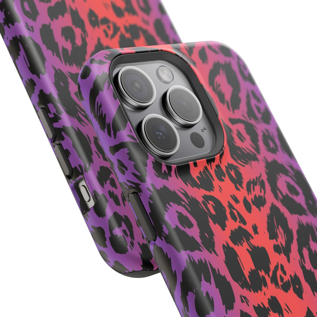 Colorful Leopard Print Phone Case, Impact Protection, Animal Print, Trendy [...]