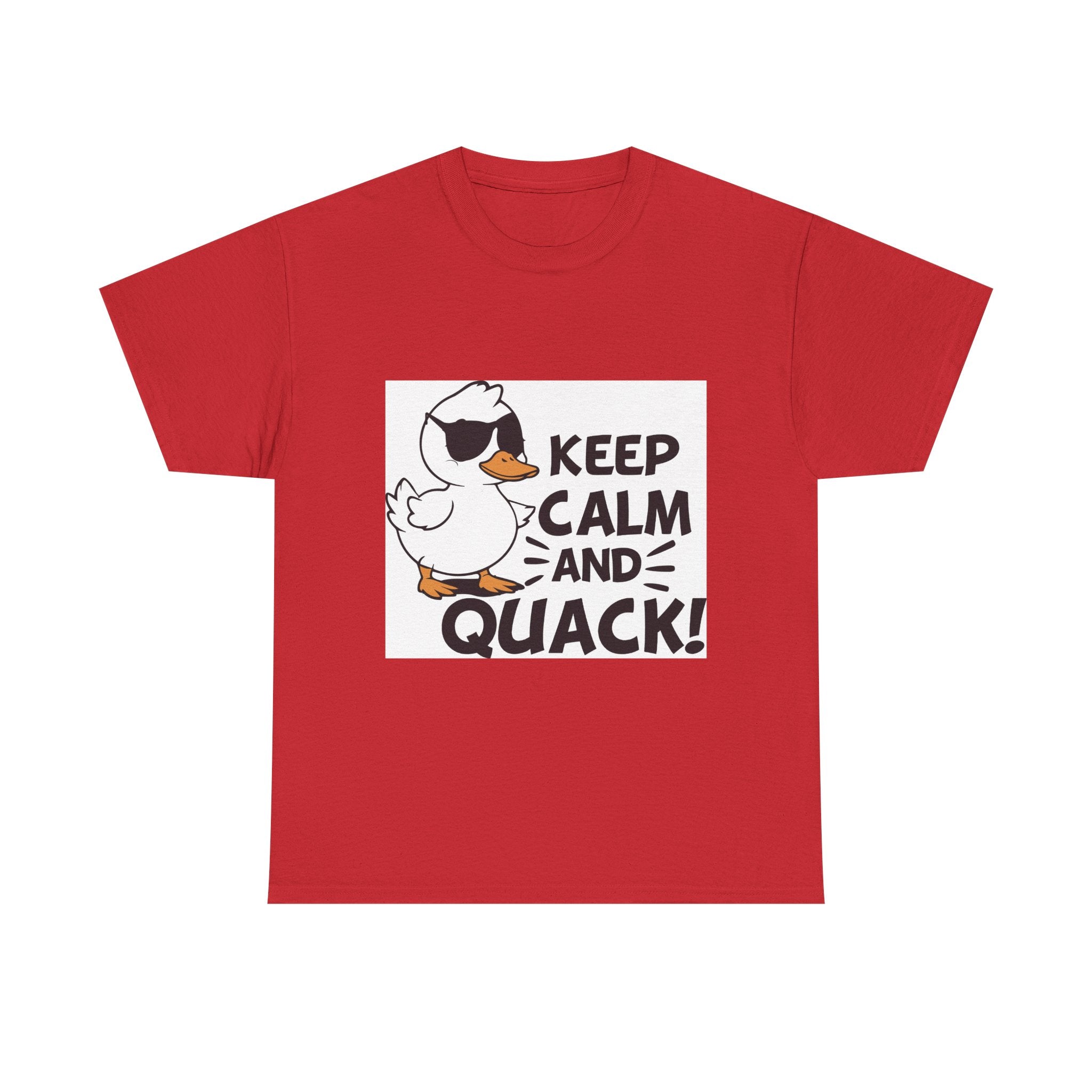 Funny Duck T-Shirt, Keep Calm and Quack Tee, Unisex Cotton Shirt, Gift for [...]