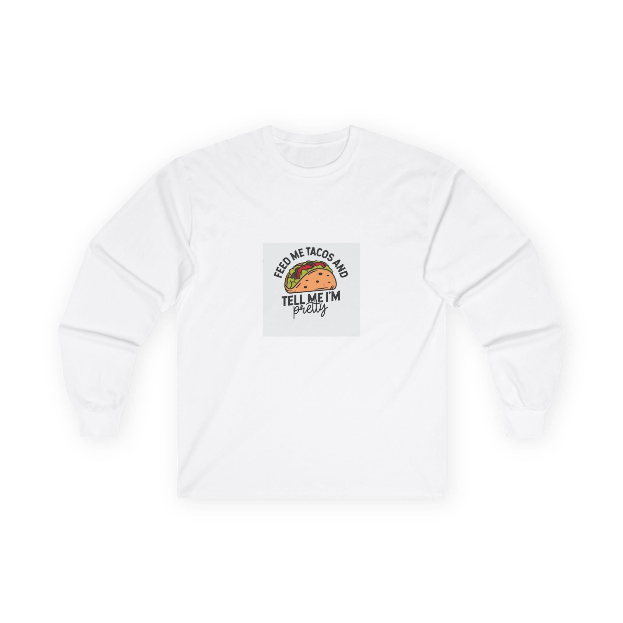 Funny Taco Long Sleeve Tee, Unisex Humor Shirt, Foodie Gift, Party Wear, [...]