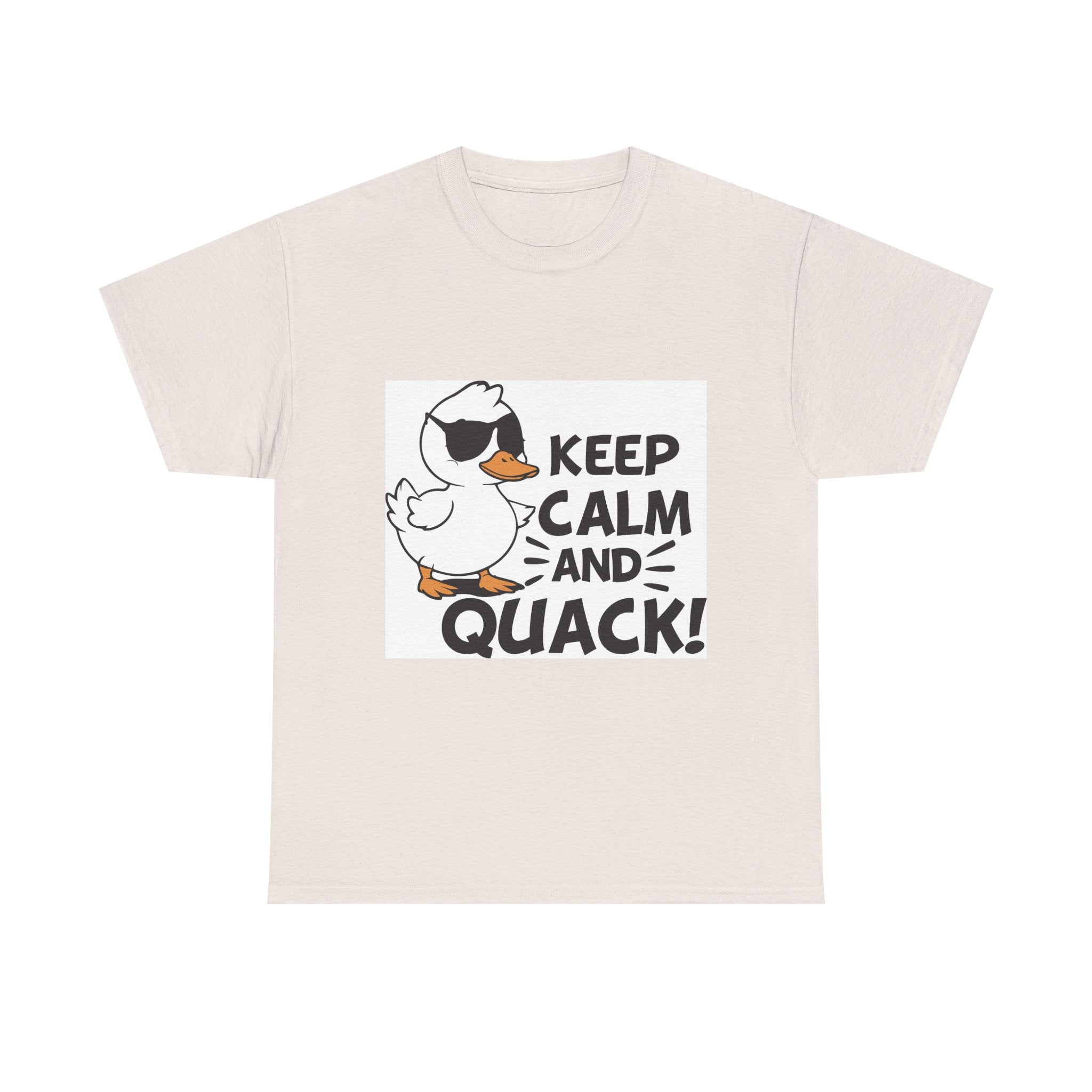 Funny Duck T-Shirt, Keep Calm and Quack Tee, Unisex Cotton Shirt, Gift for [...]