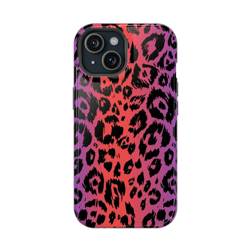 Colorful Leopard Print Phone Case, Impact Protection, Animal Print, Trendy [...]