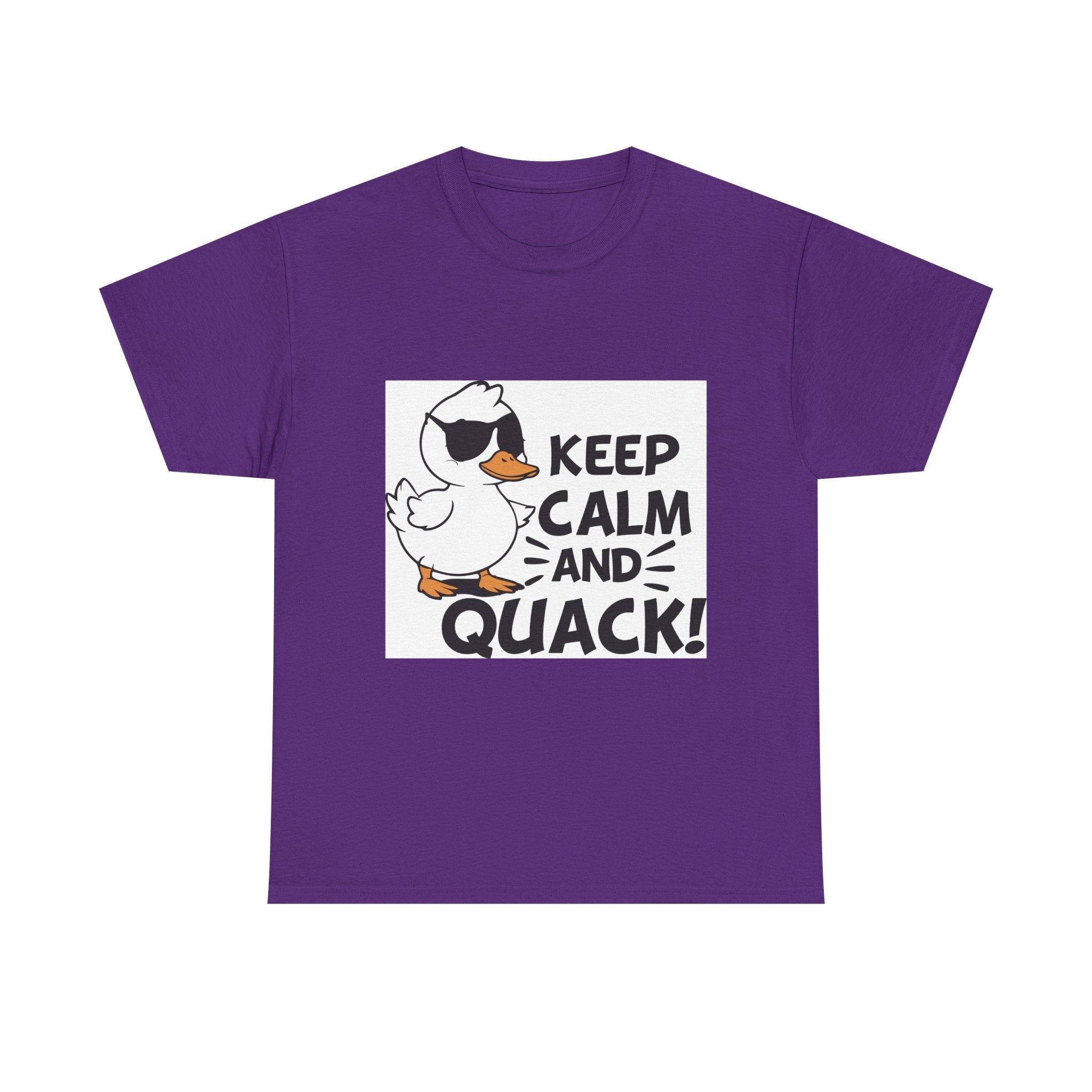 Funny Duck T-Shirt, Keep Calm and Quack Tee, Unisex Cotton Shirt, Gift for [...]