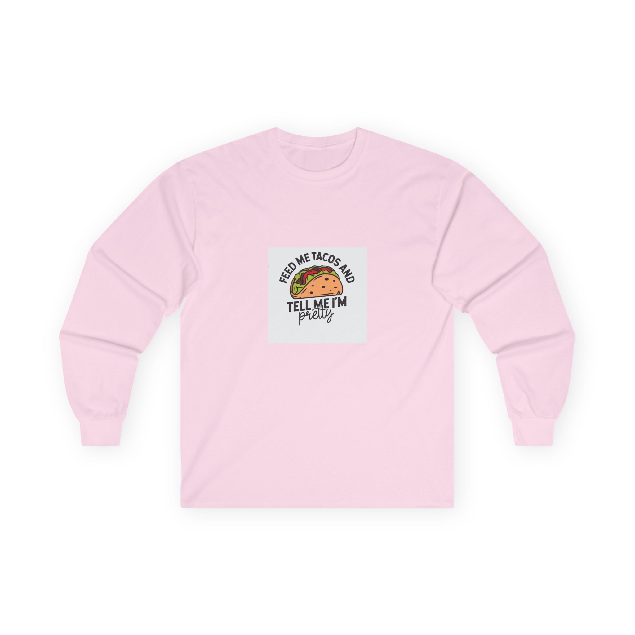 Funny Taco Long Sleeve Tee, Unisex Humor Shirt, Foodie Gift, Party Wear, [...]