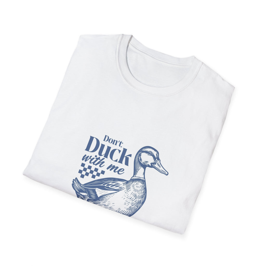 Funny Duck T-Shirt, Quirky Gift for Duck Lovers, Casual Wear for Animal Enthusiasts, Unique Birthday Gift, Cute Farm Animal Tee