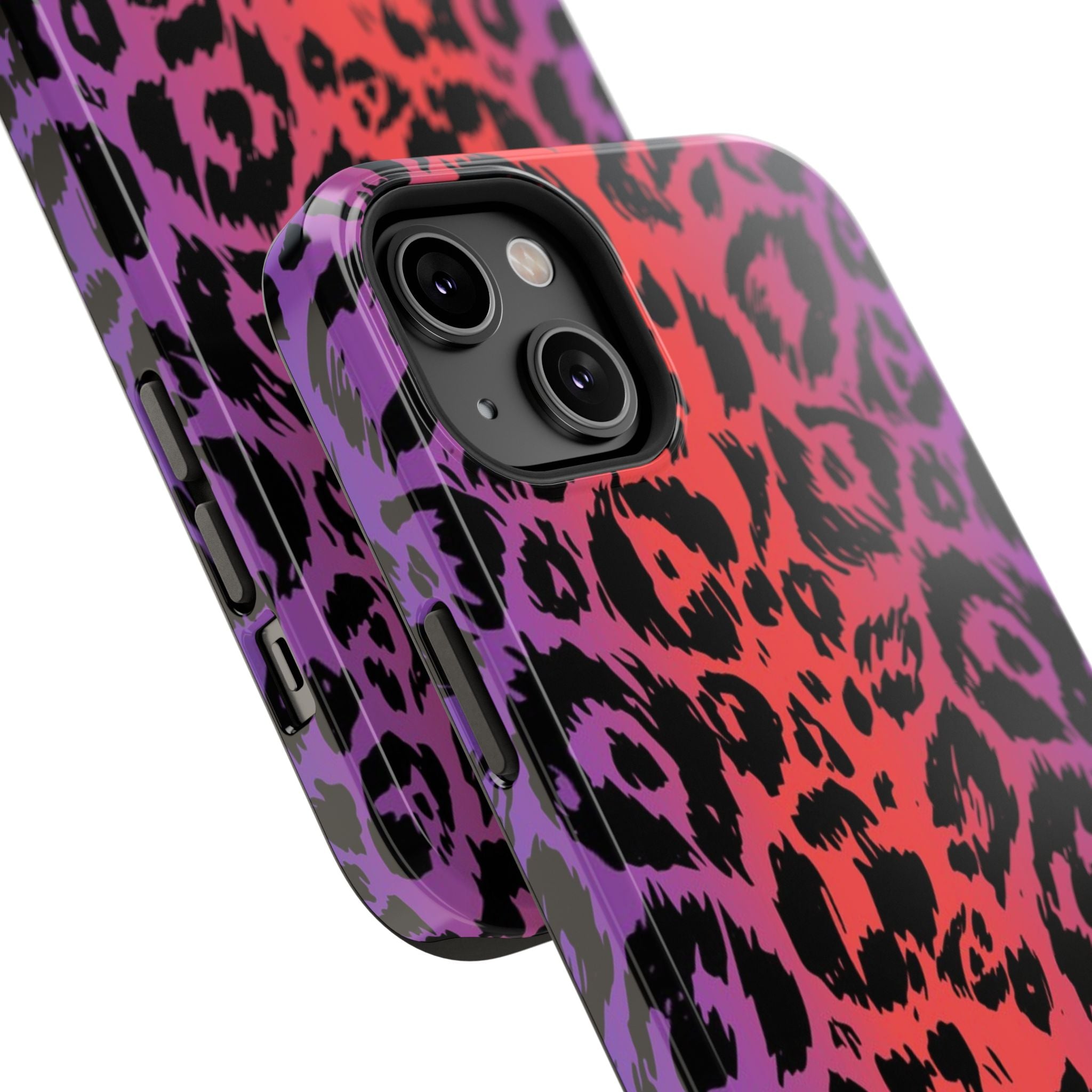 Colorful Leopard Print Phone Case, Impact Protection, Animal Print, Trendy [...]
