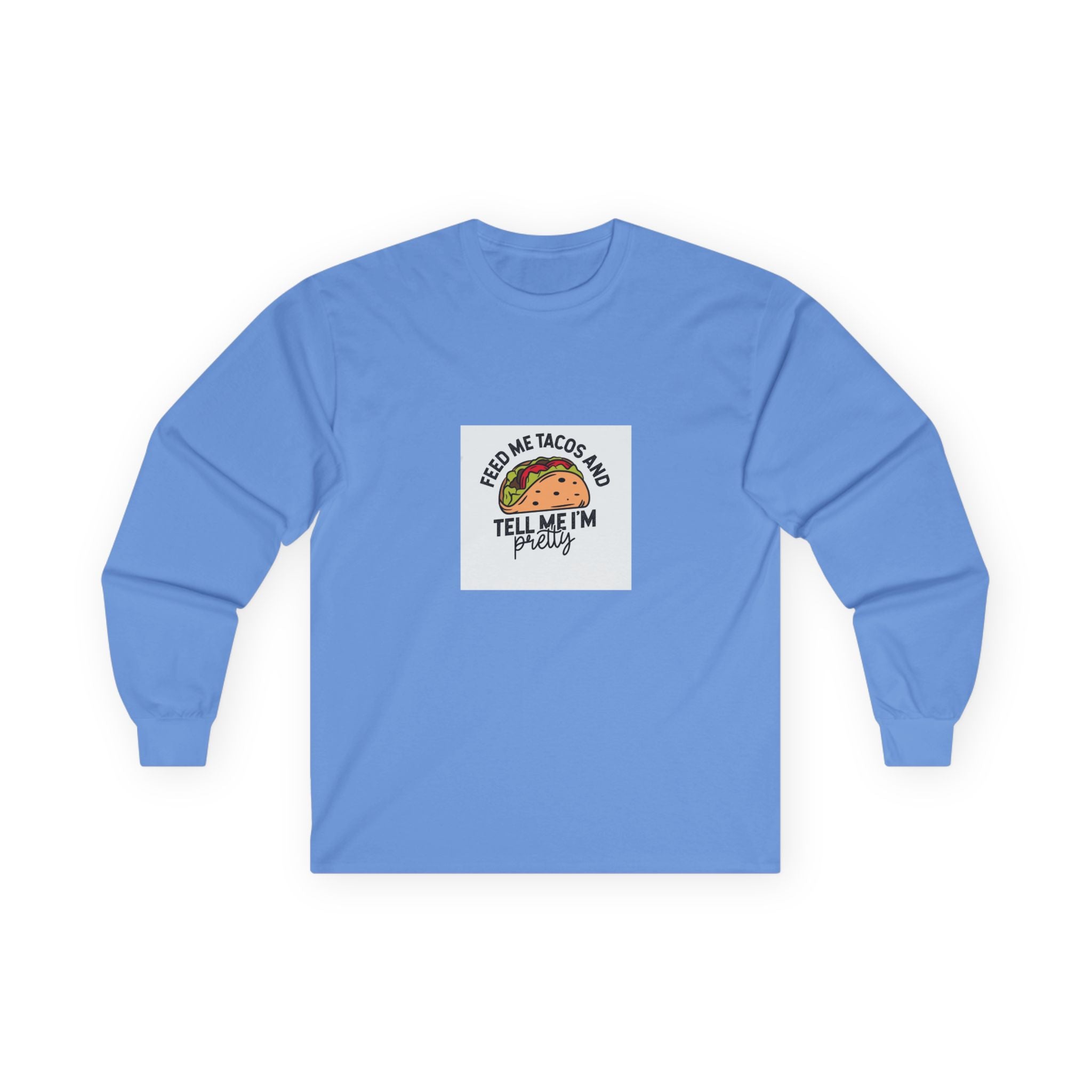 Funny Taco Long Sleeve Tee, Unisex Humor Shirt, Foodie Gift, Party Wear, [...]