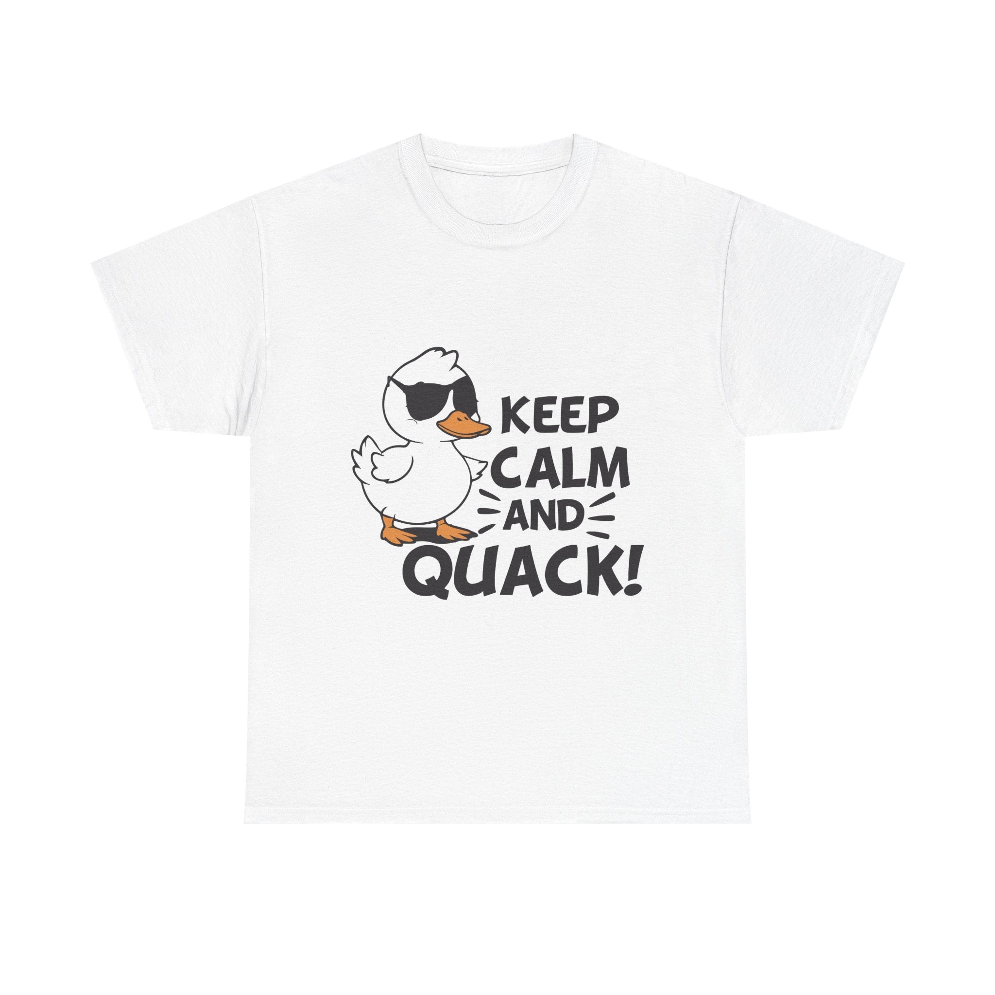 Funny Duck T-Shirt, Keep Calm and Quack Tee, Unisex Cotton Shirt, Gift for [...]