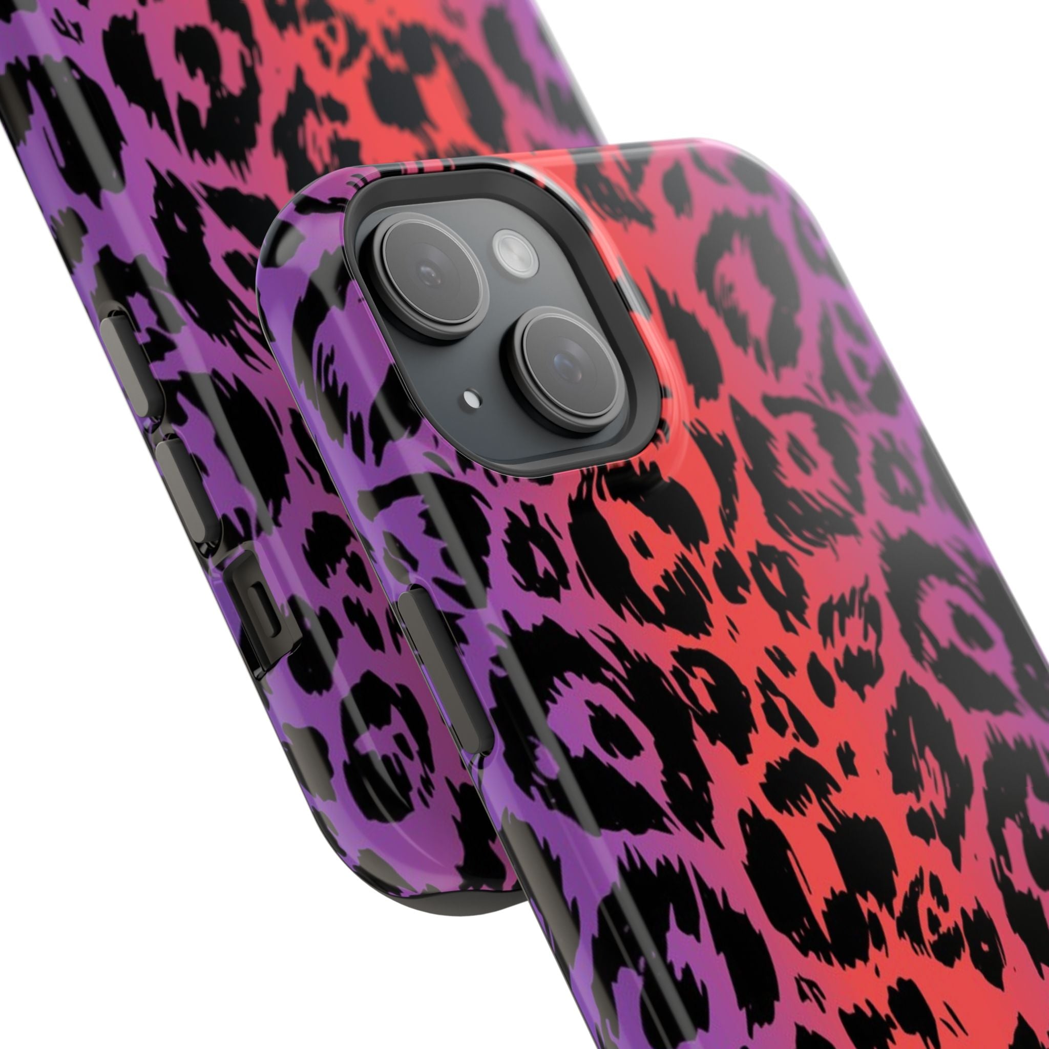 Colorful Leopard Print Phone Case, Impact Protection, Animal Print, Trendy [...]
