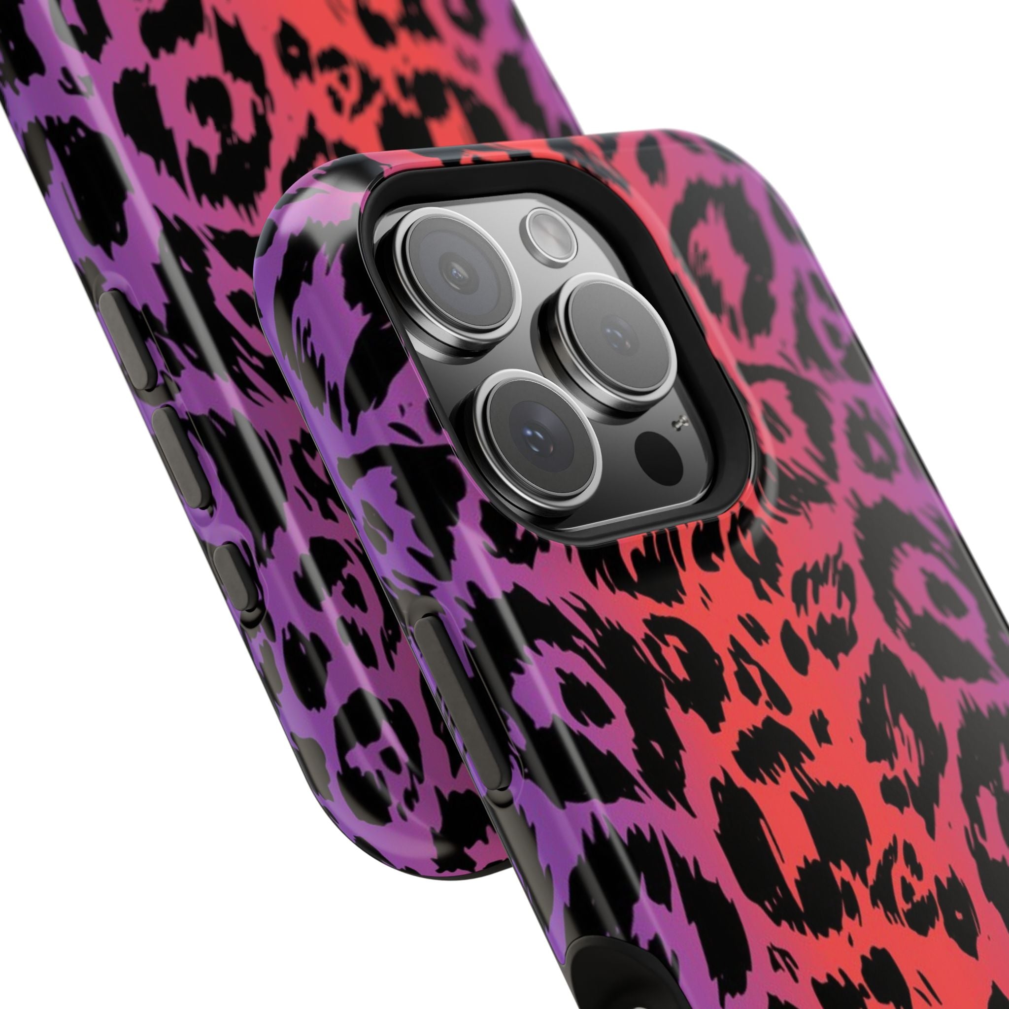 Colorful Leopard Print Phone Case, Impact Protection, Animal Print, Trendy [...]