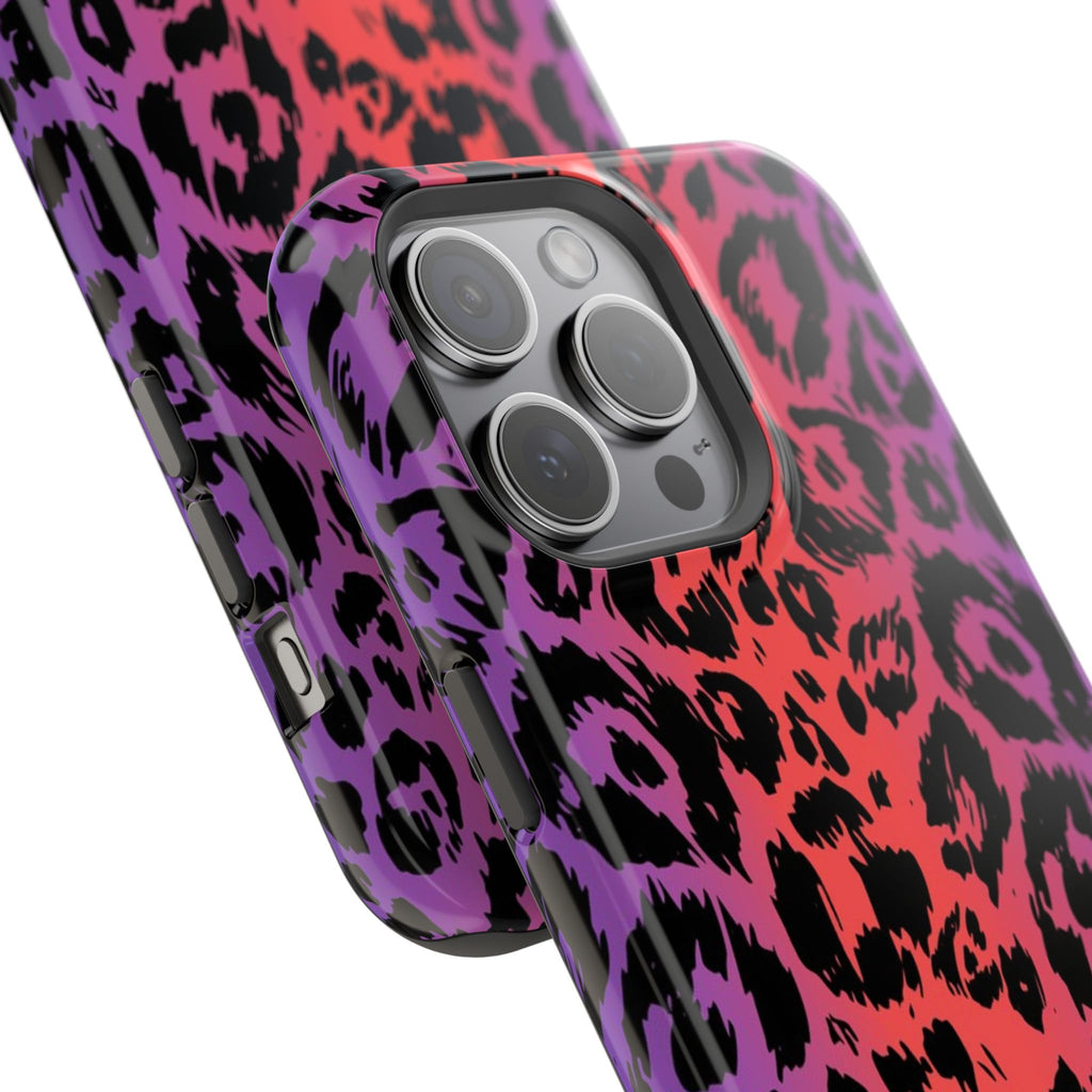 Colorful Leopard Print Phone Case, Impact Protection, Animal Print, Trendy [...]