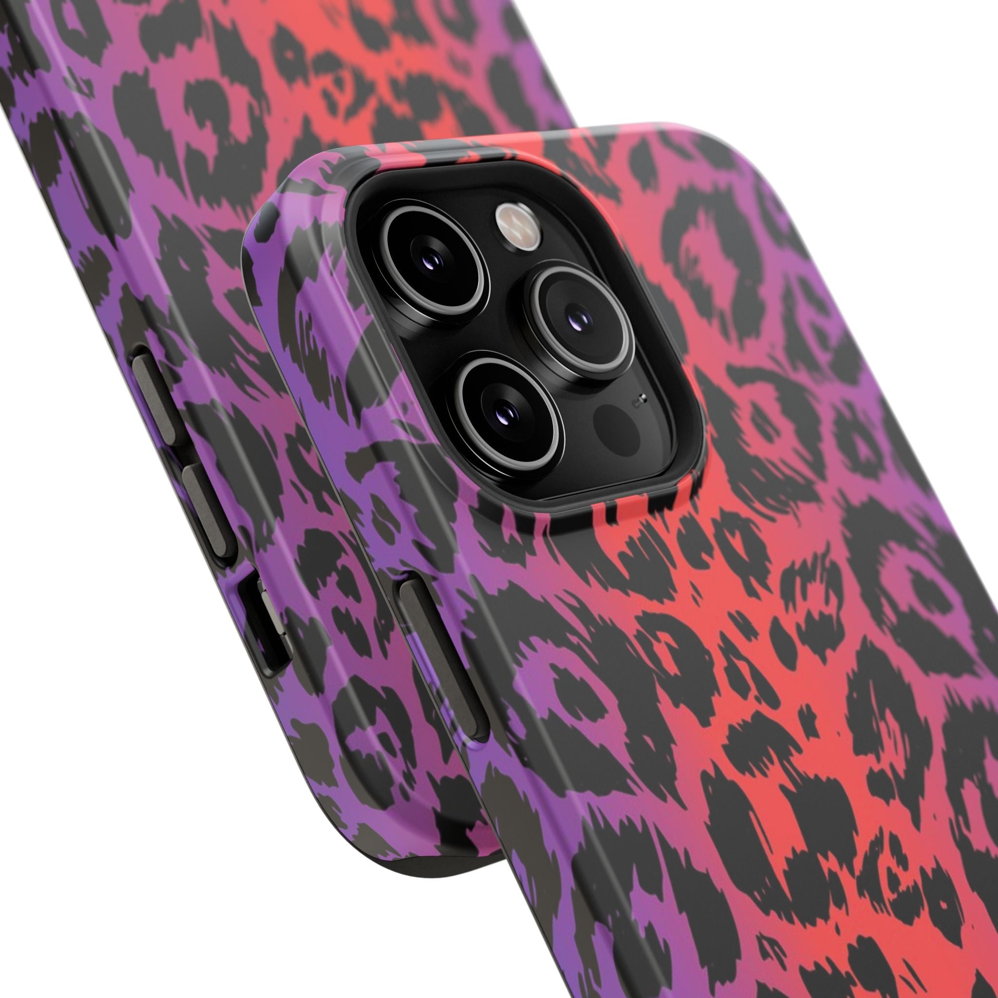 Colorful Leopard Print Phone Case, Impact Protection, Animal Print, Trendy [...]