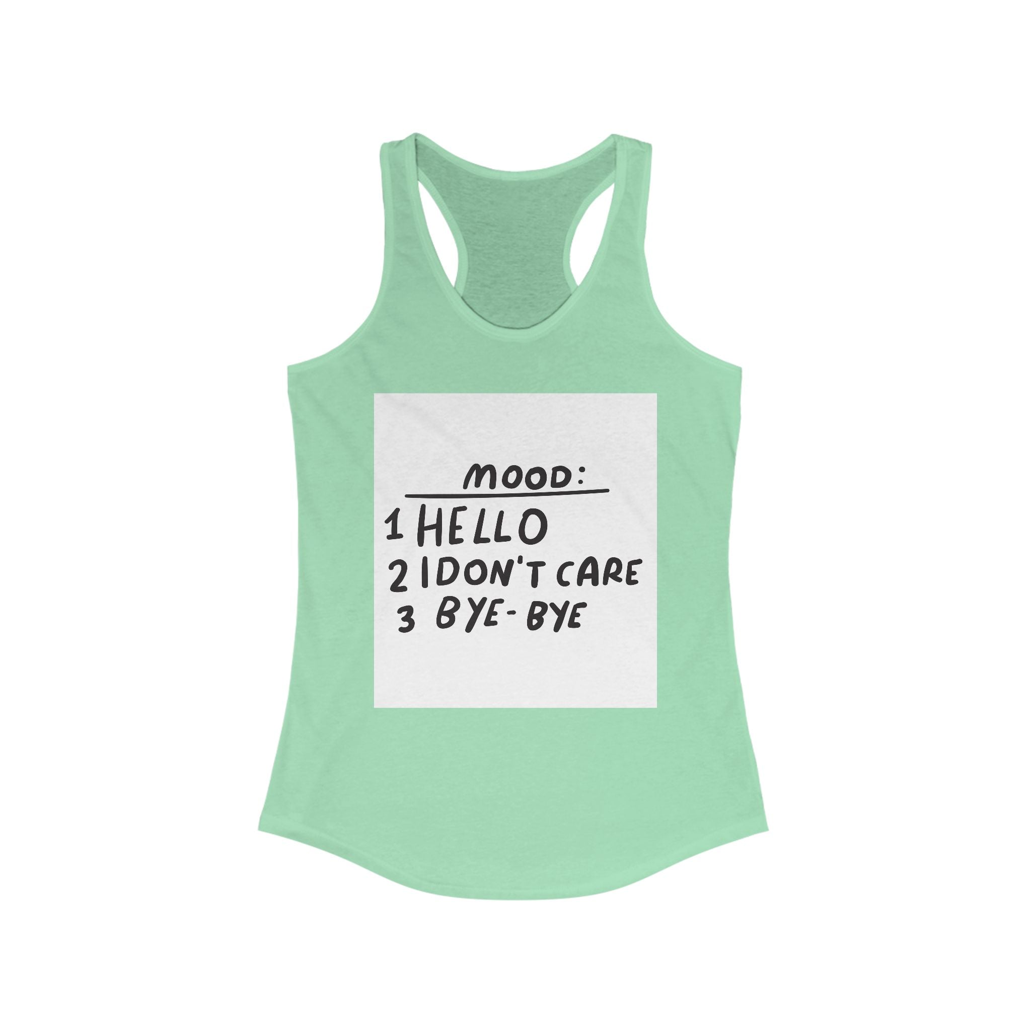 Mood Graphic Women's Tank Top, Casual Summer Wear, Gift for Her, Funny Tee, Workout Top, Vacation Essential