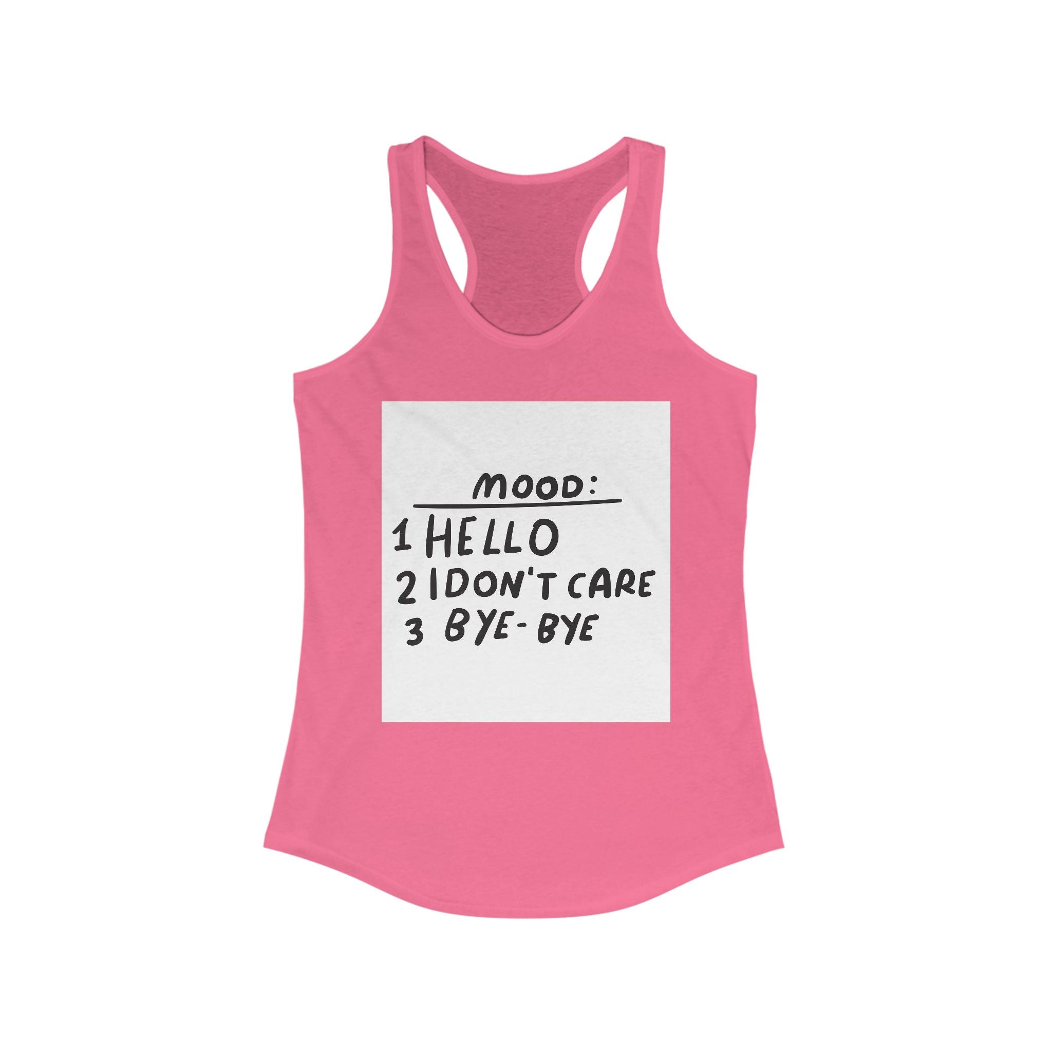 Mood Graphic Women's Tank Top, Casual Summer Wear, Gift for Her, Funny Tee, Workout Top, Vacation Essential