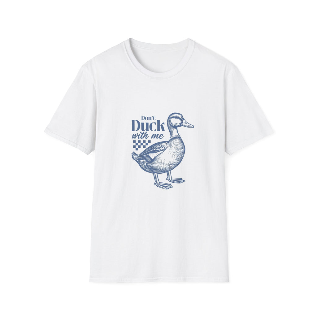 Funny Duck T-Shirt, Quirky Gift for Duck Lovers, Casual Wear for Animal Enthusiasts, Unique Birthday Gift, Cute Farm Animal Tee