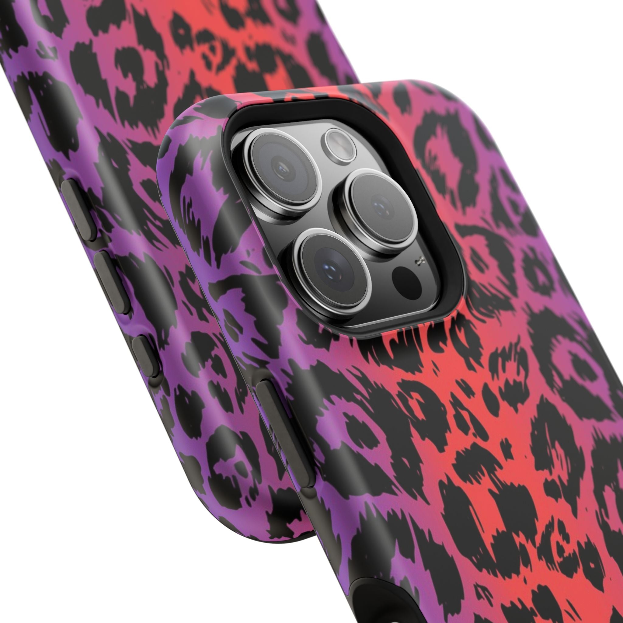Colorful Leopard Print Phone Case, Impact Protection, Animal Print, Trendy [...]