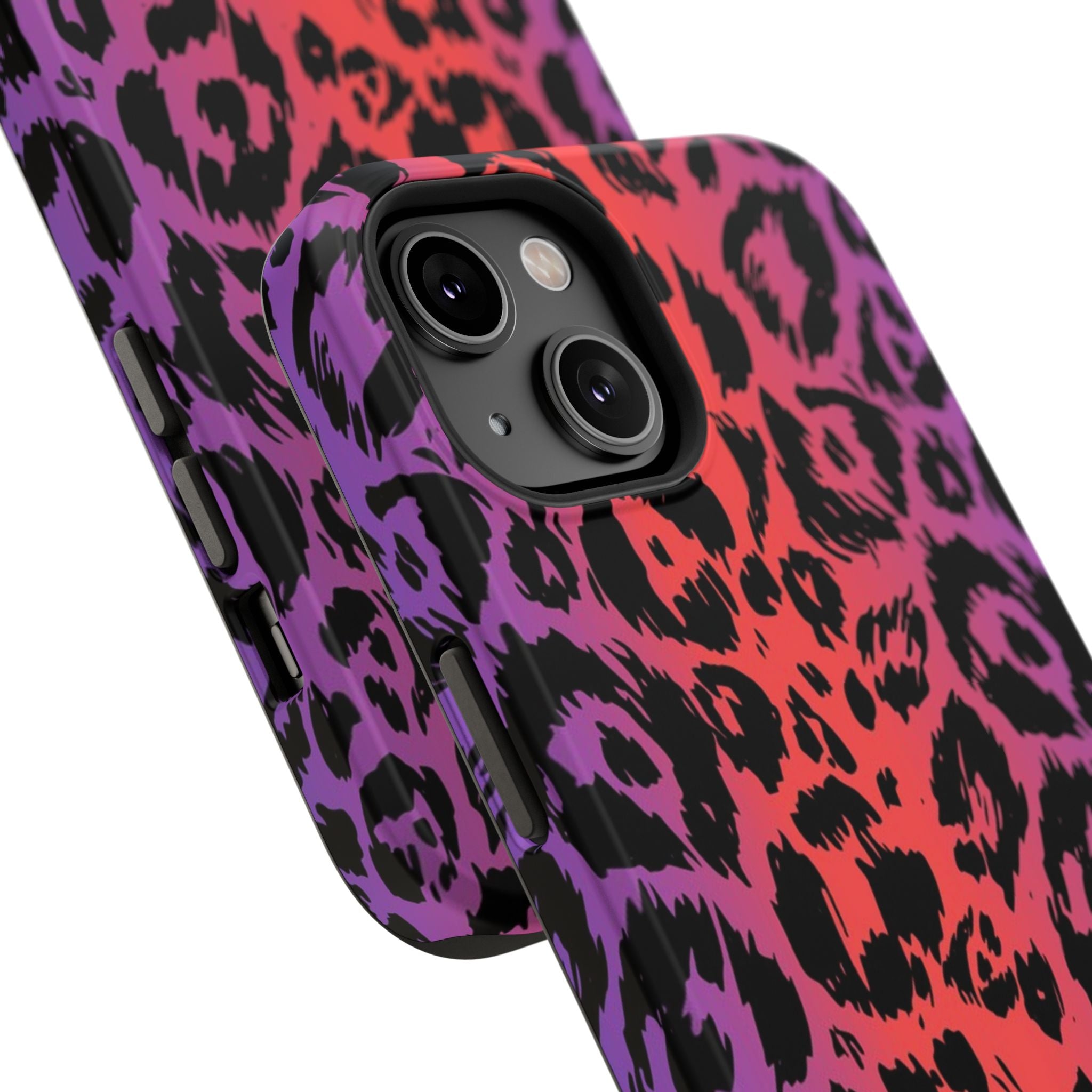 Colorful Leopard Print Phone Case, Impact Protection, Animal Print, Trendy [...]