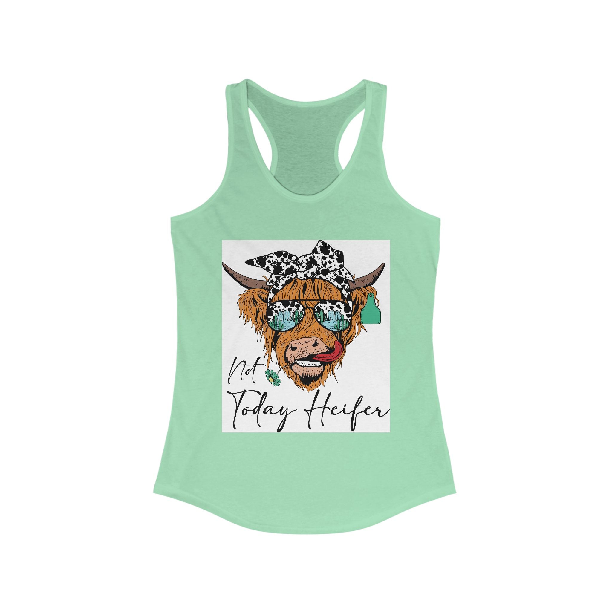 Whimsical Cow Tank Top for Women, Cute Farm Animal Tee, Summer Fashion, [...]