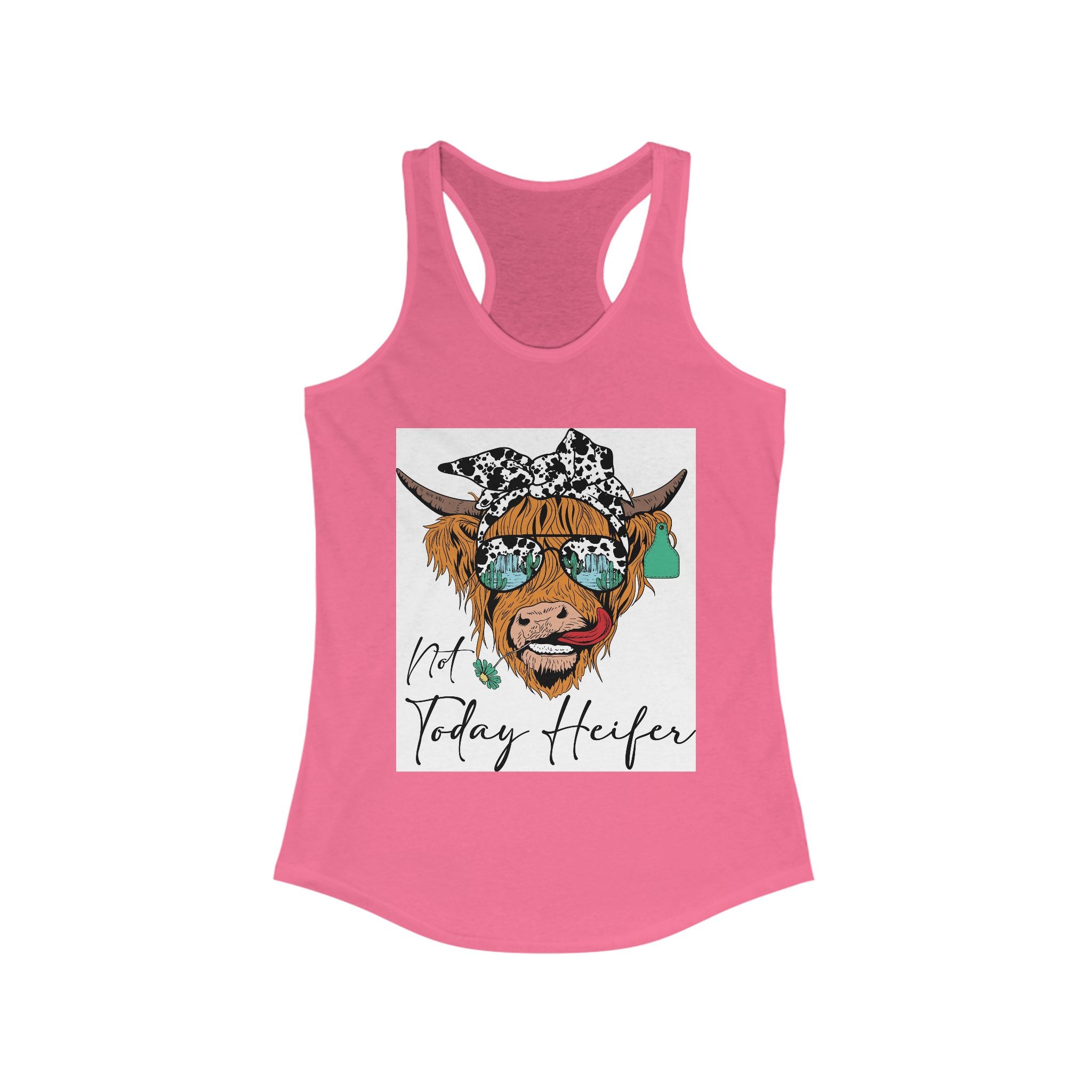 Whimsical Cow Tank Top for Women, Cute Farm Animal Tee, Summer Fashion, [...]